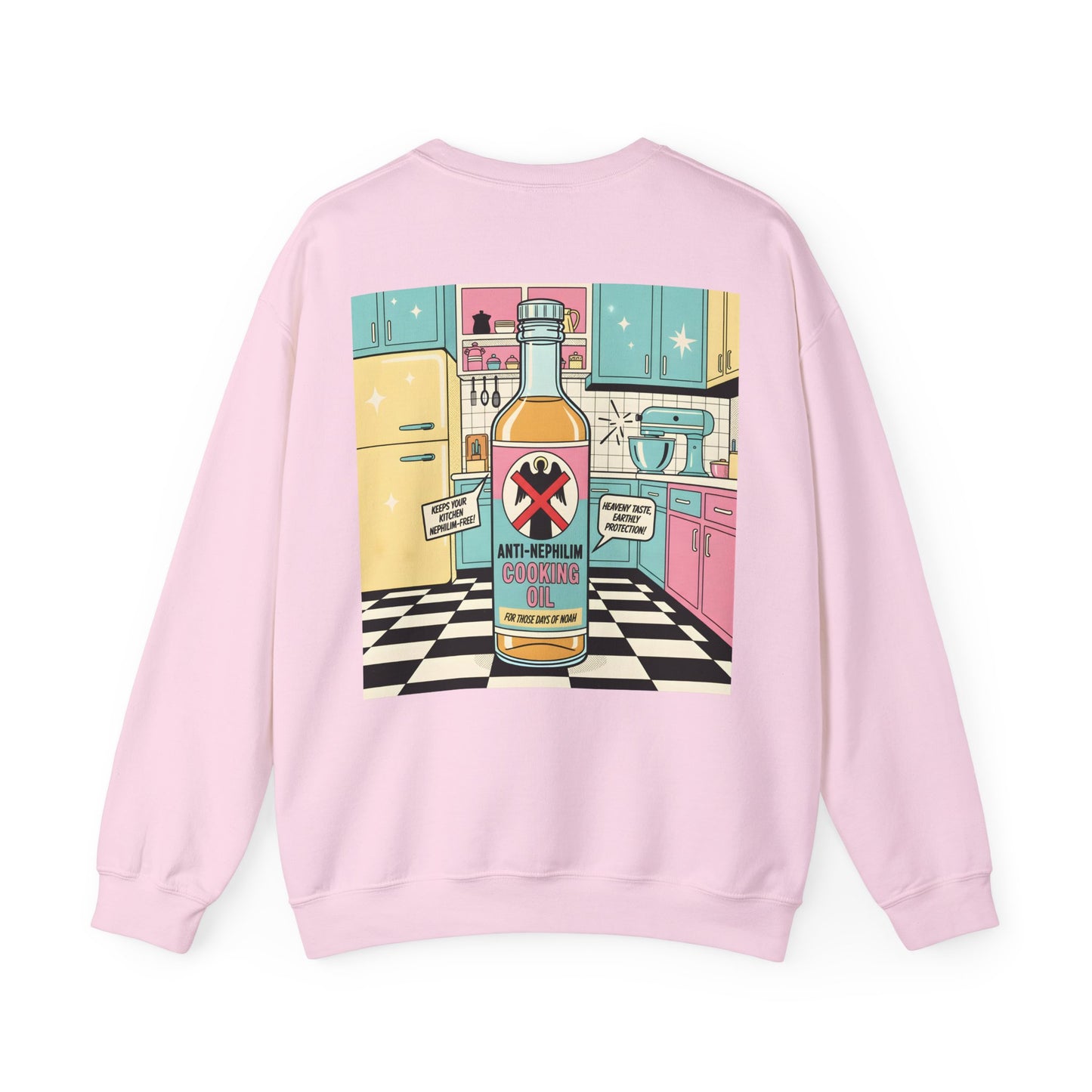 Retro Kitchen Pop Art Anti Nephilim Sweatshirt - Kirk Ave. Apparel