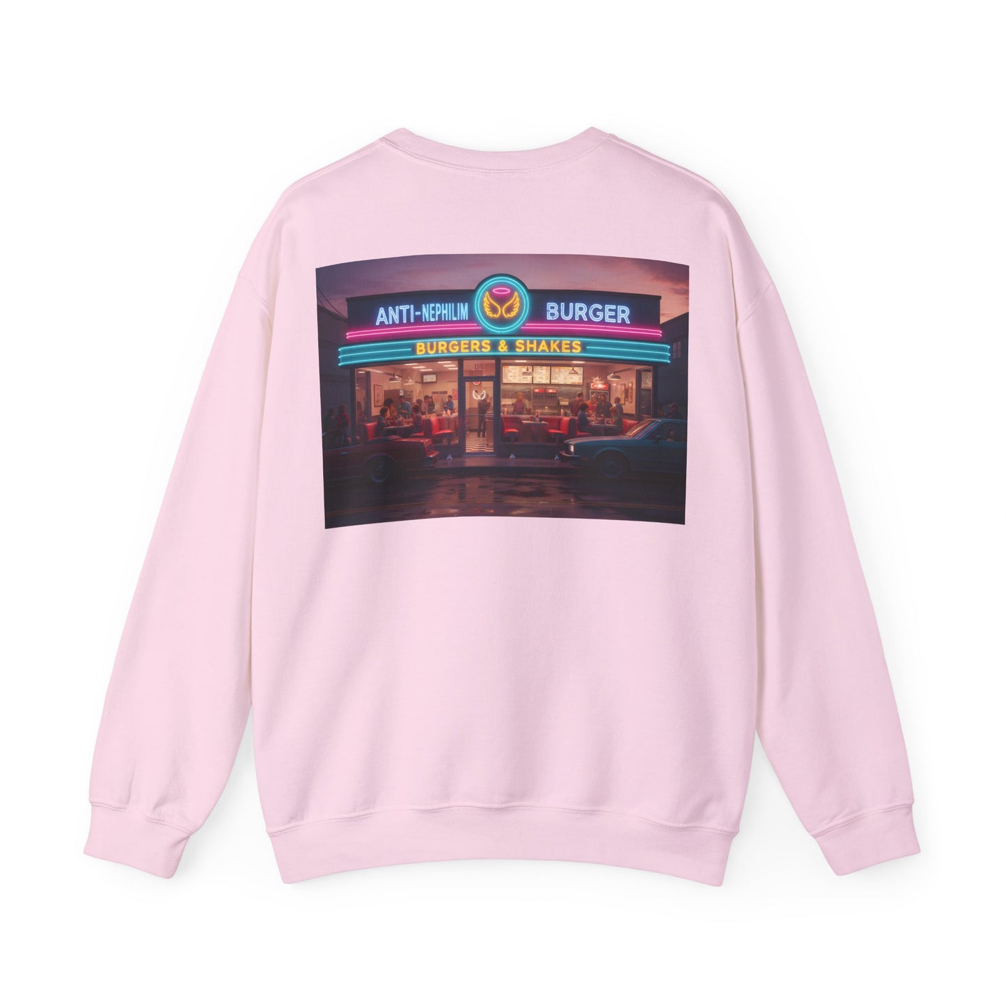 Retro Neon Burger Joint Sweatshirt — Kirk Ave. Apparel
