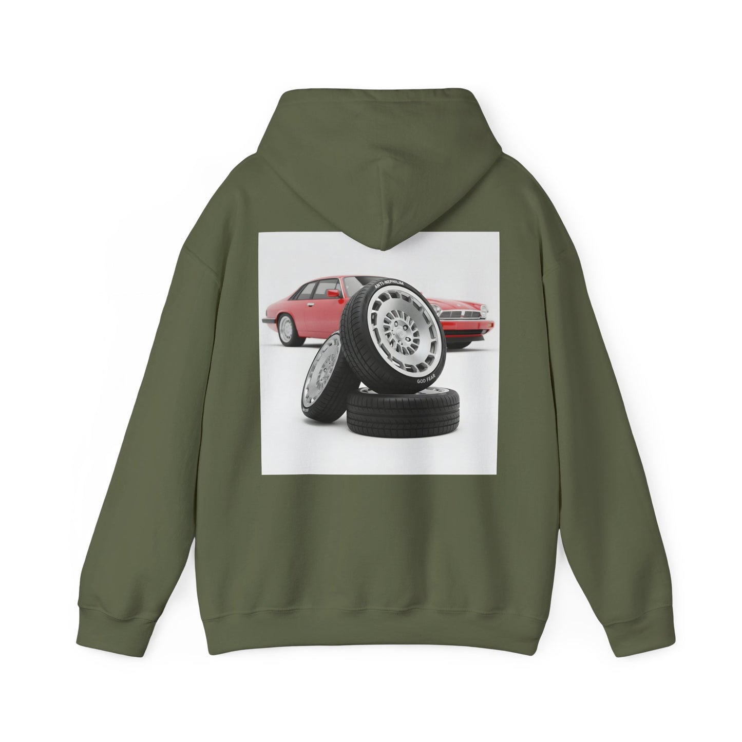 Classic Sports Car Anti-Nephilim Hoodie - Kirk Ave. Apparel