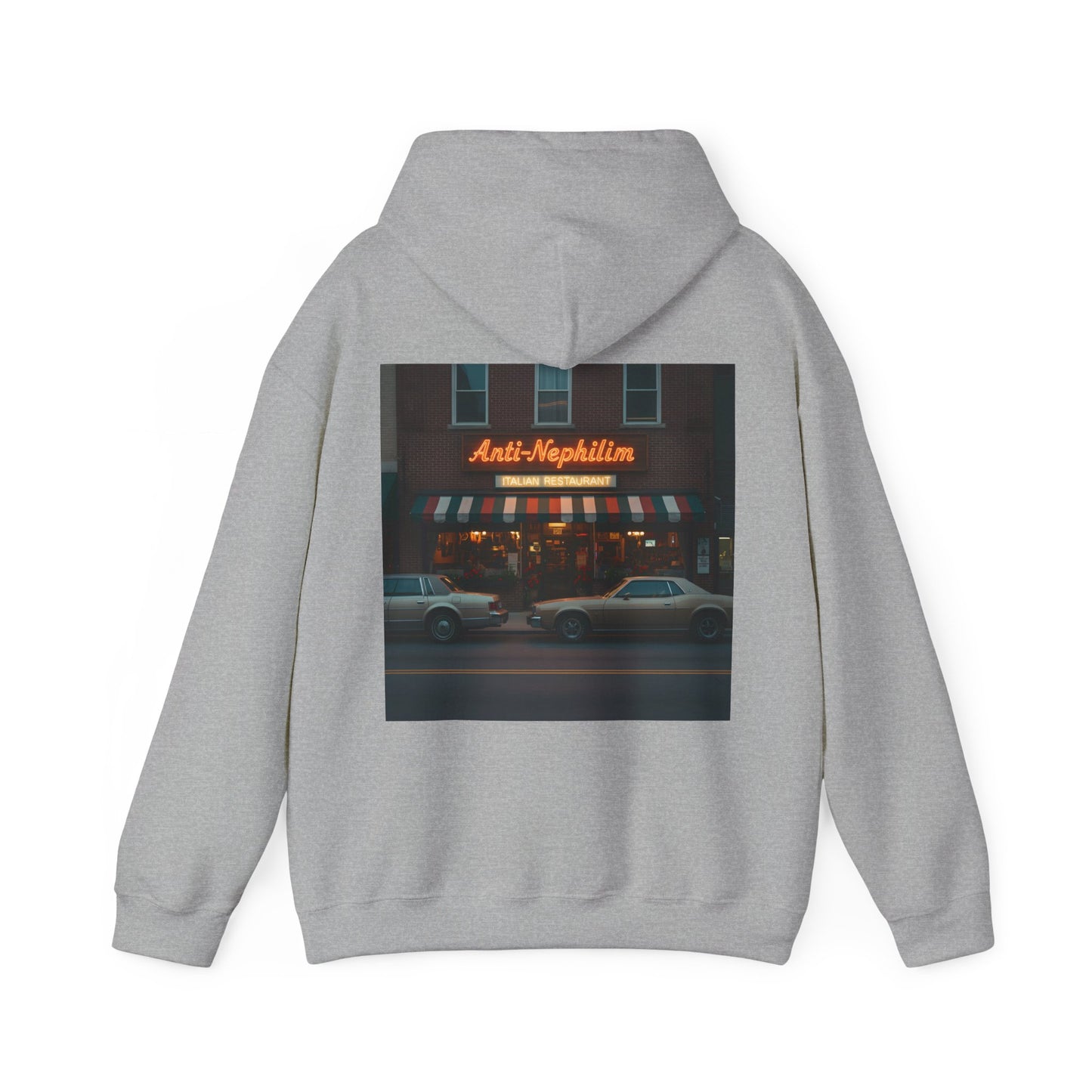 Retro NYC Italian Anti Nephilim Hoodie - Kirk Ave. Apparel