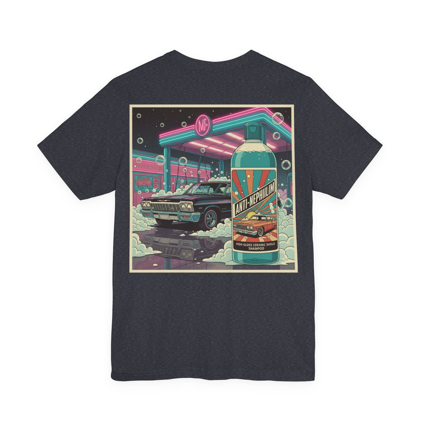 Retro Anti Nephilim Car Wash T Shirt - Kirk Ave. Apparel