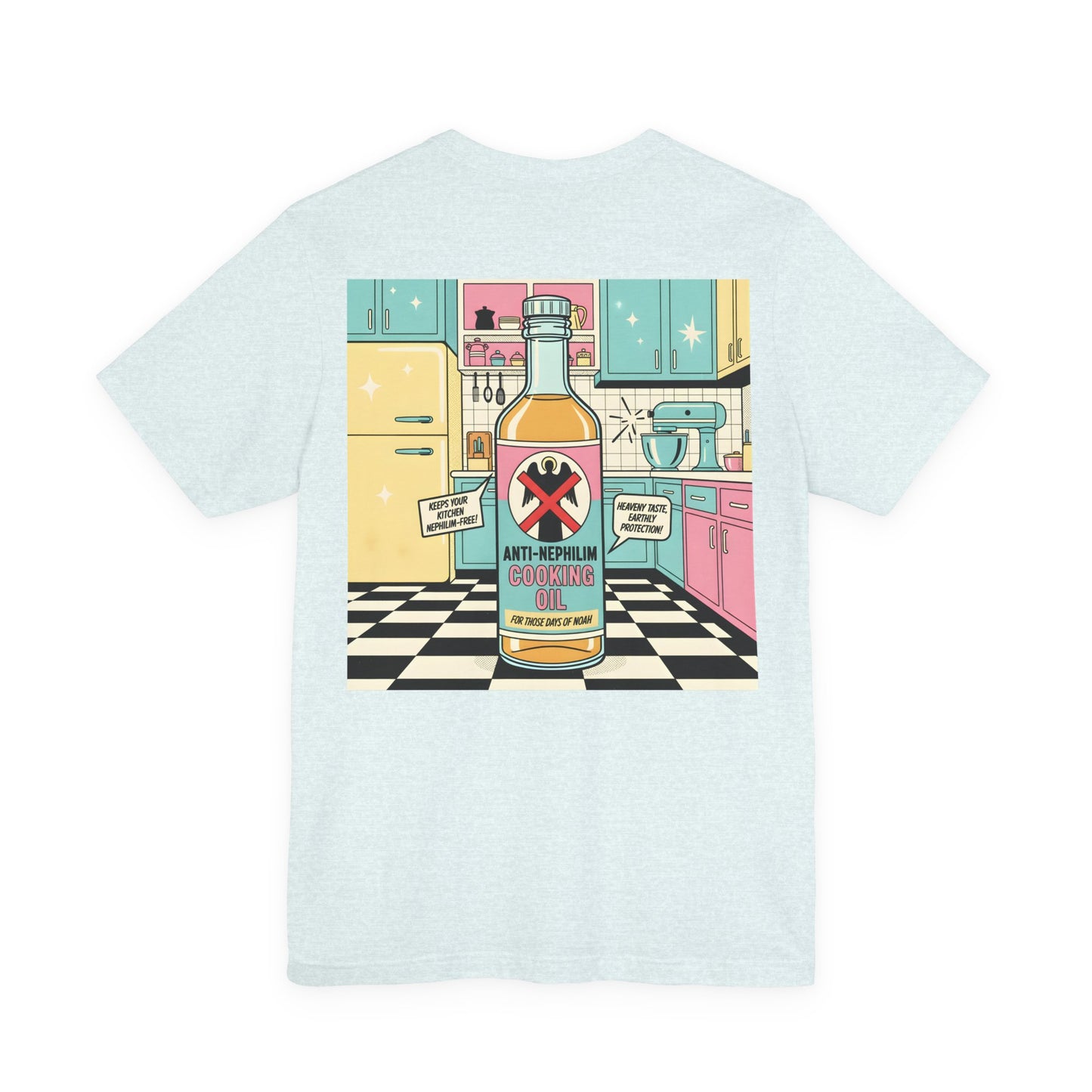 Retro Kitchen Pop Art Anti Nephilim T Shirt - Kirk Ave. Apparel