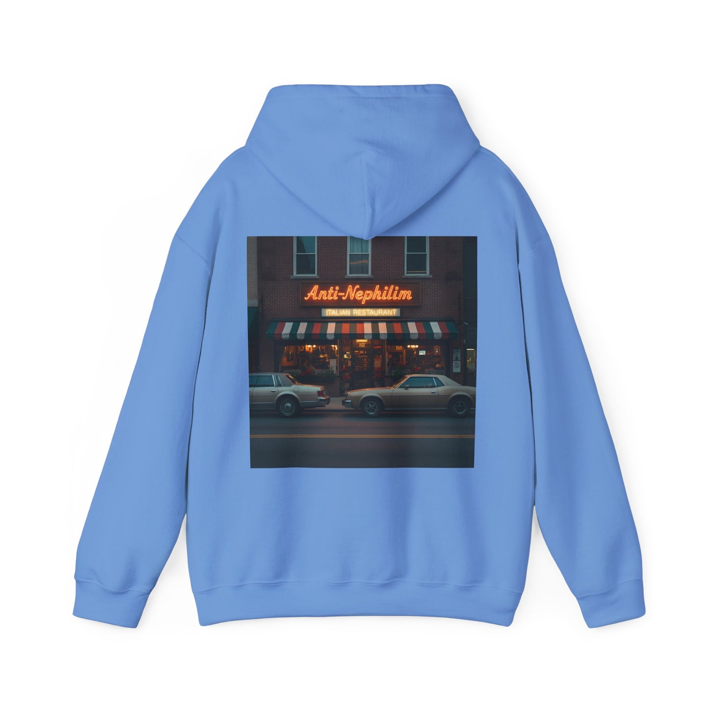 Retro NYC Italian Anti Nephilim Hoodie - Kirk Ave. Apparel