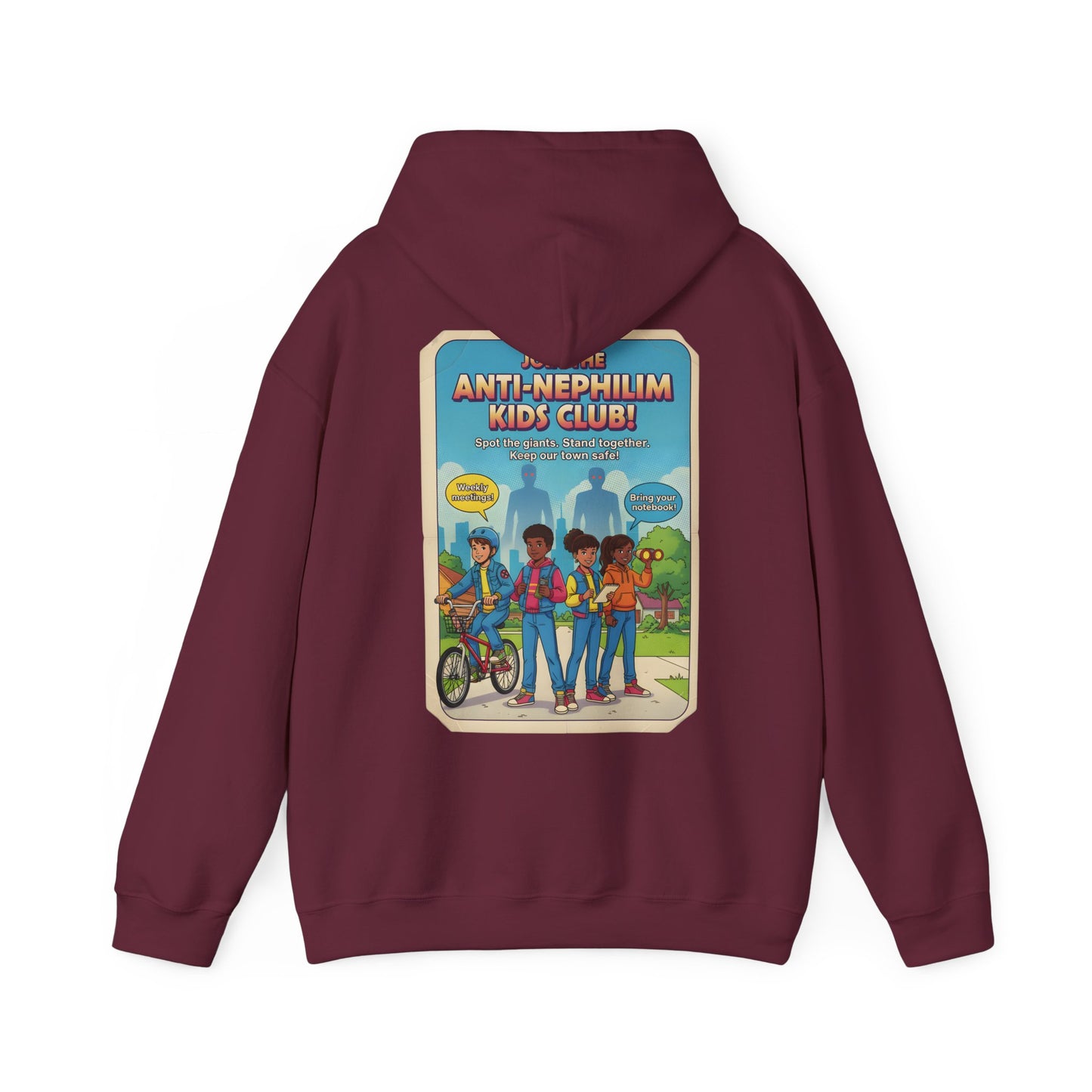 Anti Nephilim Kids Club Hoodie — Kirk Ave. Apparel