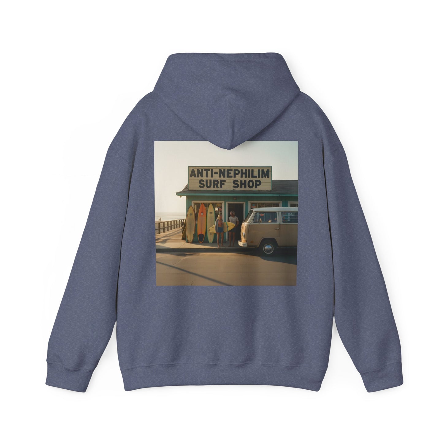 Vintage surf shop Anti-Nephilim hoodie - Kirk Ave. Apparel