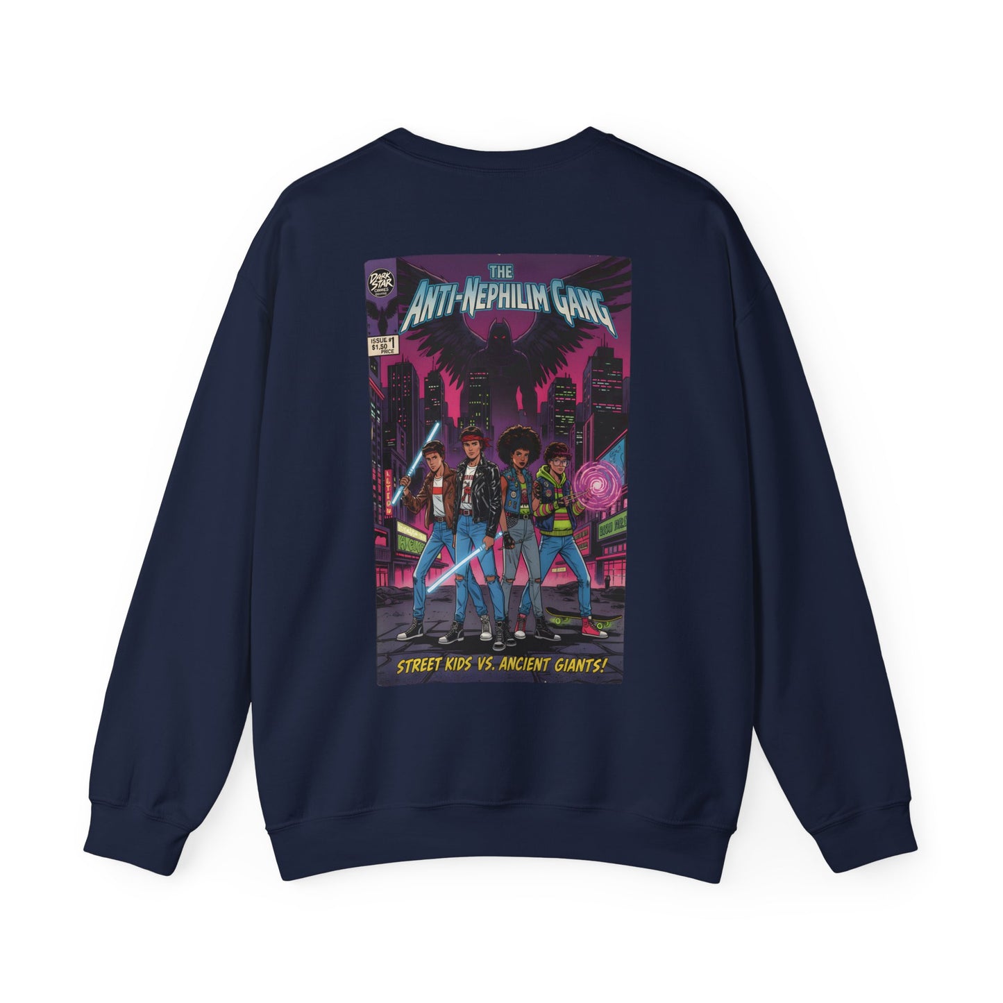 Anti Nephilim Gang Comic Sweatshirt - Kirk Ave. Apparel