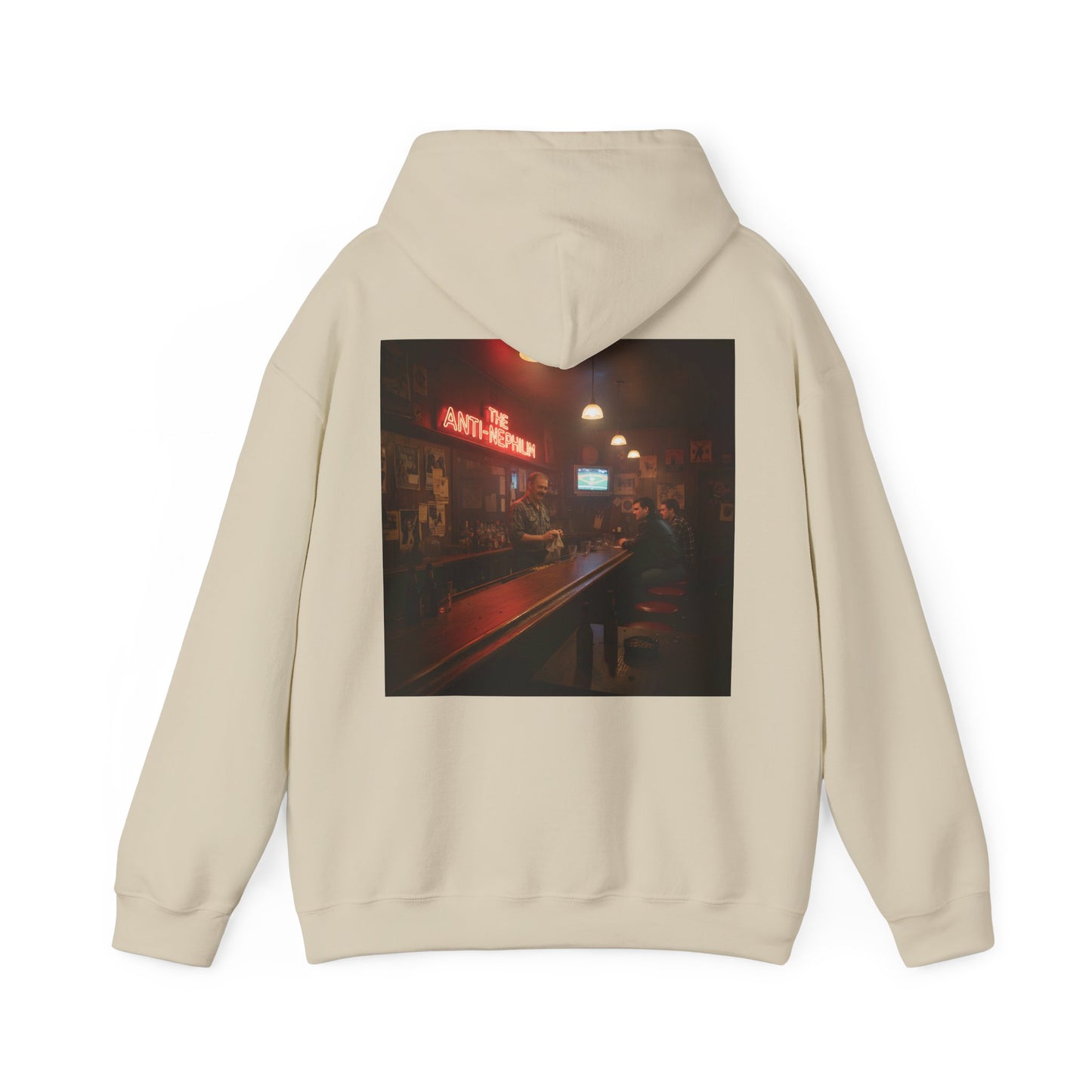 Retro Neon Dive Bar Hoodie - Kirk Ave. Apparel