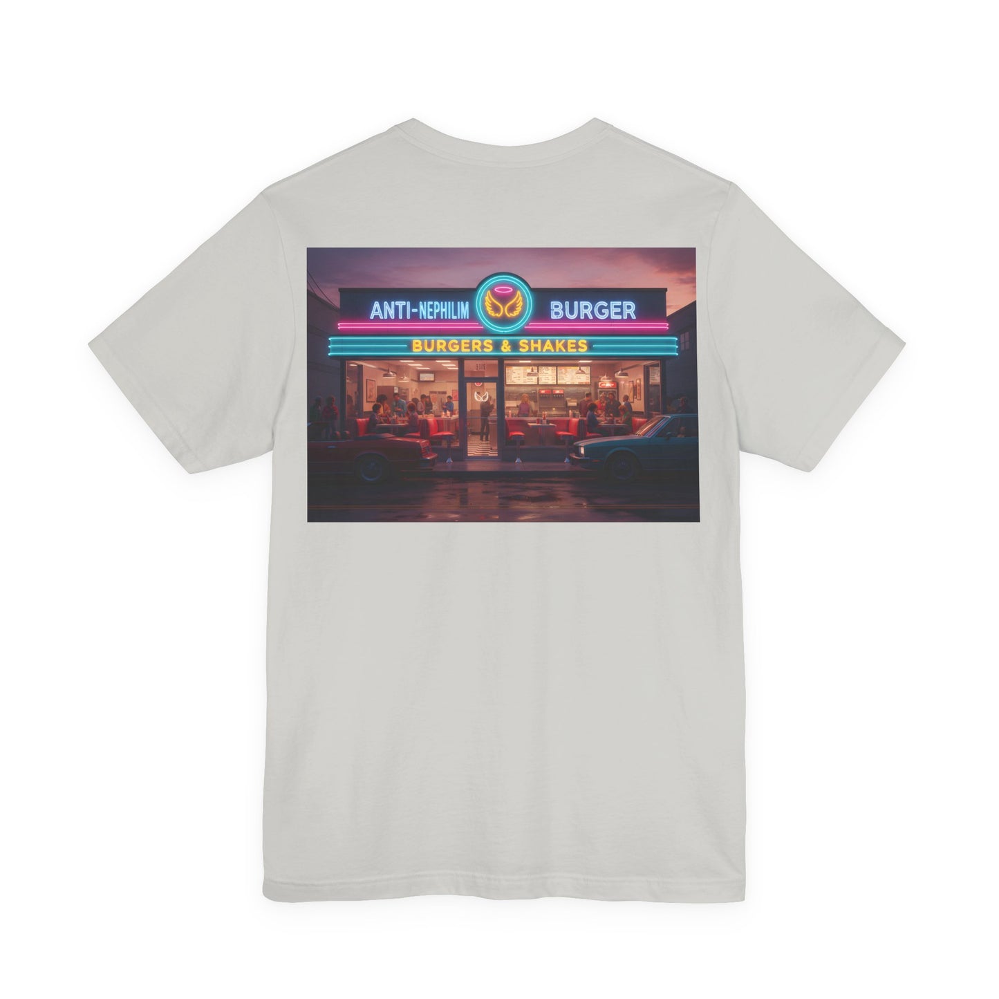 Retro Neon Burger Joint T Shirt — Kirk Ave. Apparel