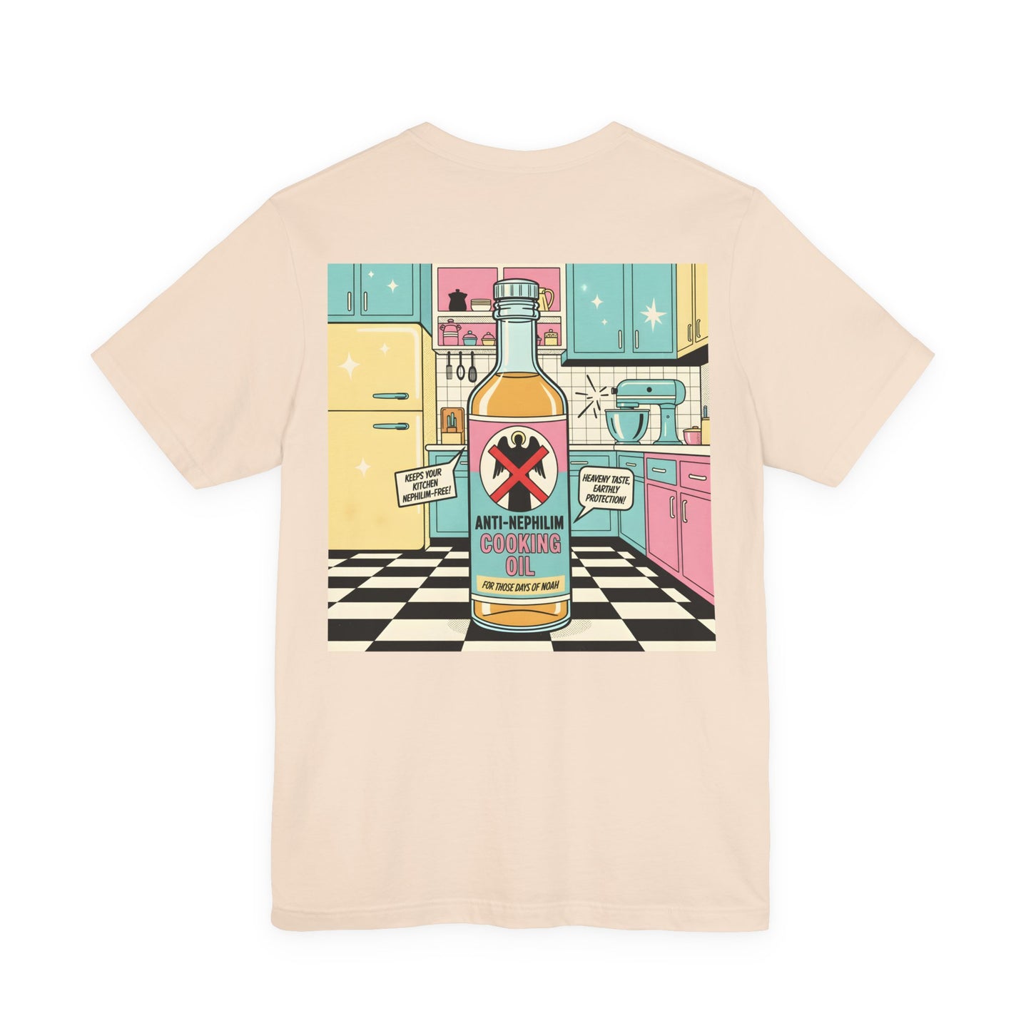 Retro Kitchen Pop Art Anti Nephilim T Shirt - Kirk Ave. Apparel
