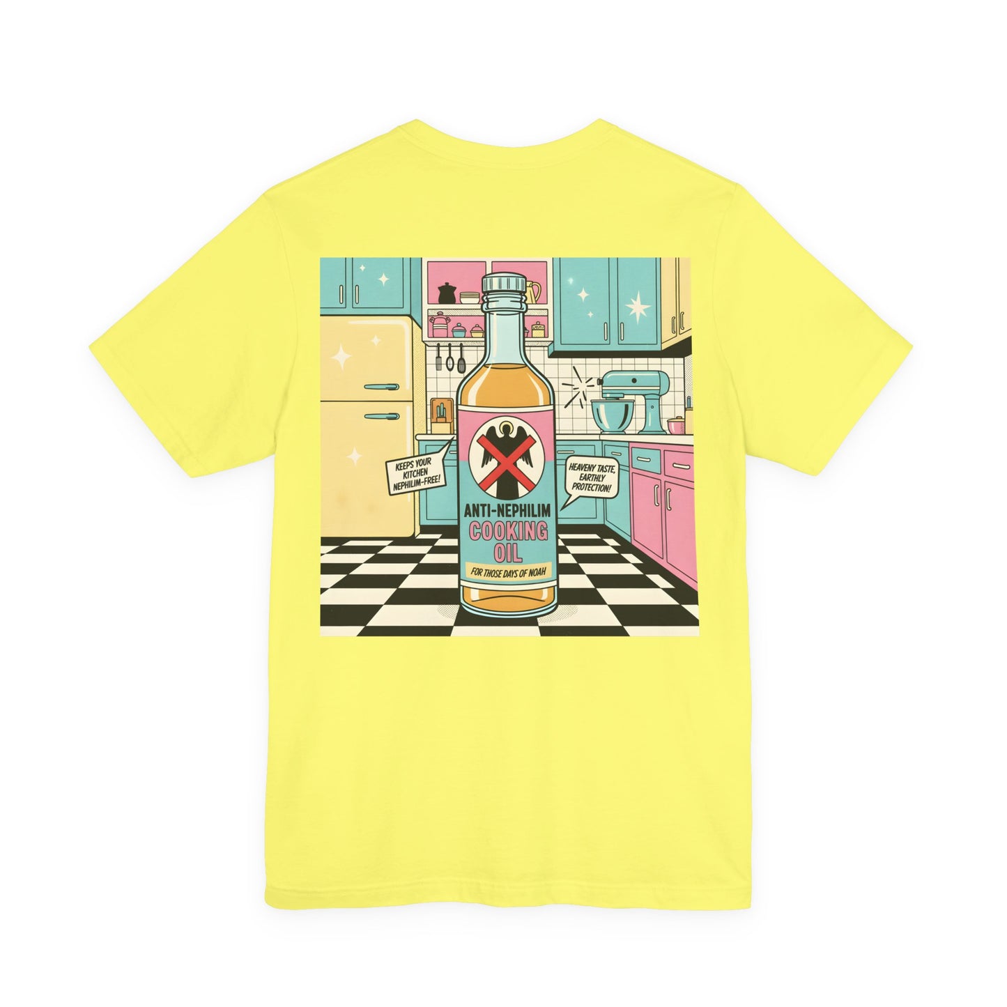 Retro Kitchen Pop Art Anti Nephilim T Shirt - Kirk Ave. Apparel