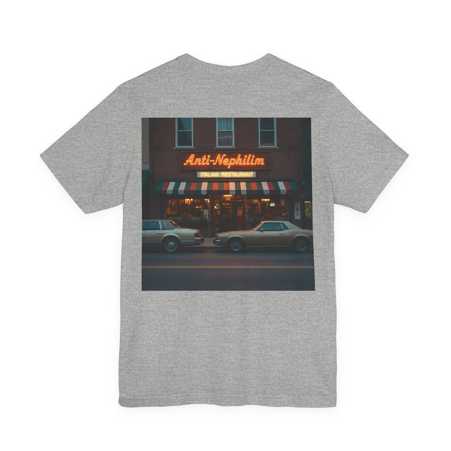 Retro NYC Italian Anti Nephilim T Shirt - Kirk Ave. Apparel