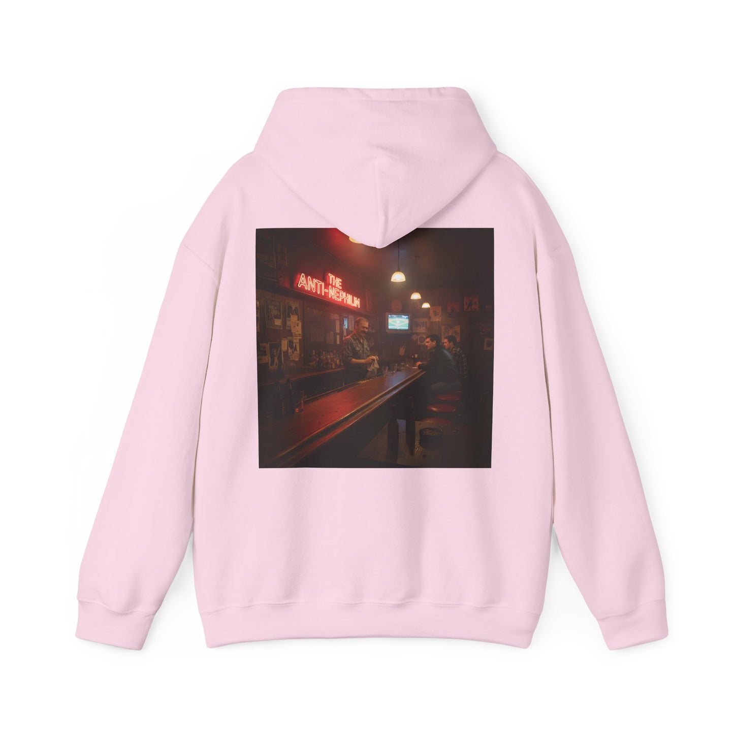 Retro Neon Dive Bar Hoodie - Kirk Ave. Apparel