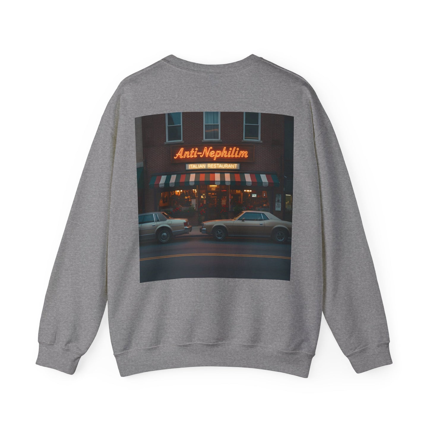 Retro NYC Italian Anti Nephilim Sweatshirt - Kirk Ave. Apparel