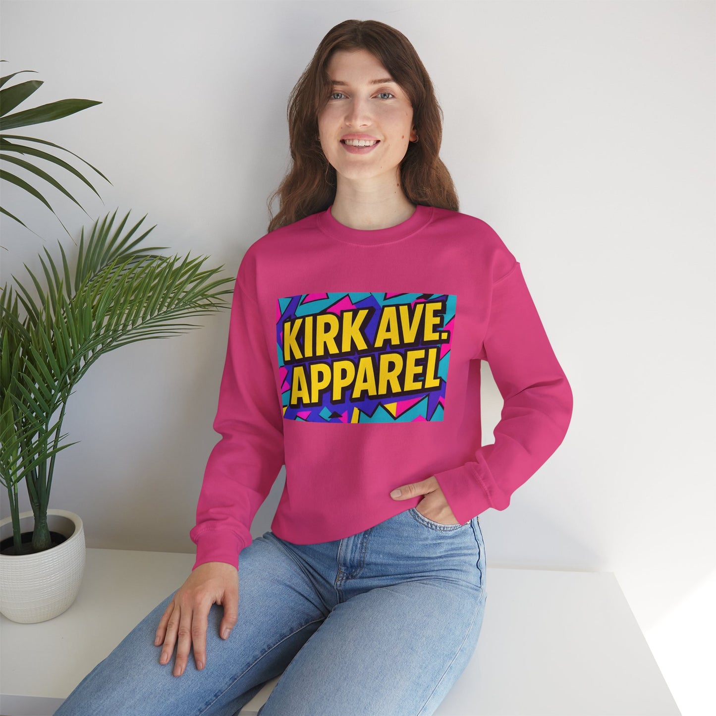 Kirk Ave. Apparel Logo 90s Schoolbag Sweatshirt