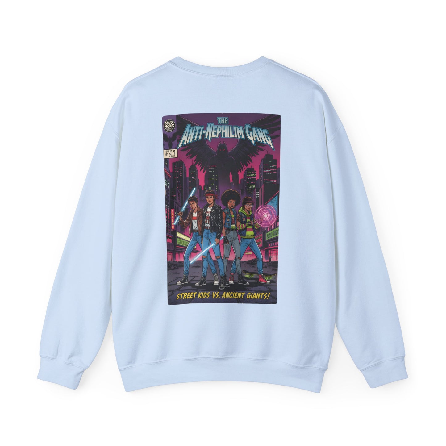 Anti Nephilim Gang Comic Sweatshirt - Kirk Ave. Apparel