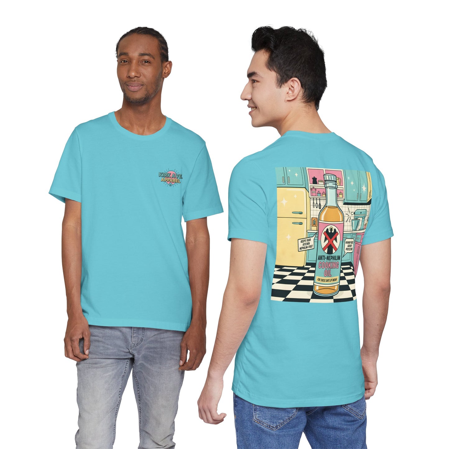 Retro Kitchen Pop Art Anti Nephilim T Shirt - Kirk Ave. Apparel