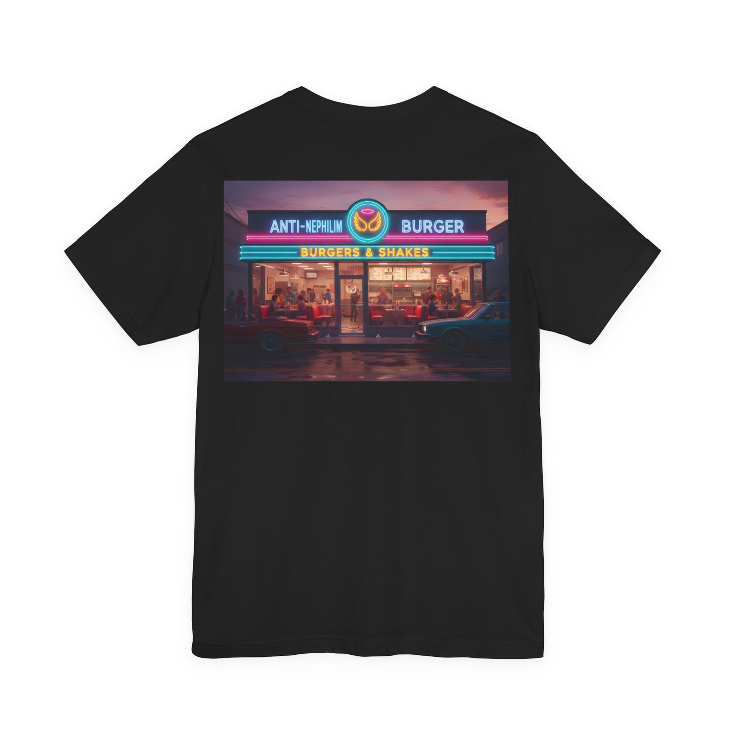 Retro Neon Burger Joint T Shirt — Kirk Ave. Apparel