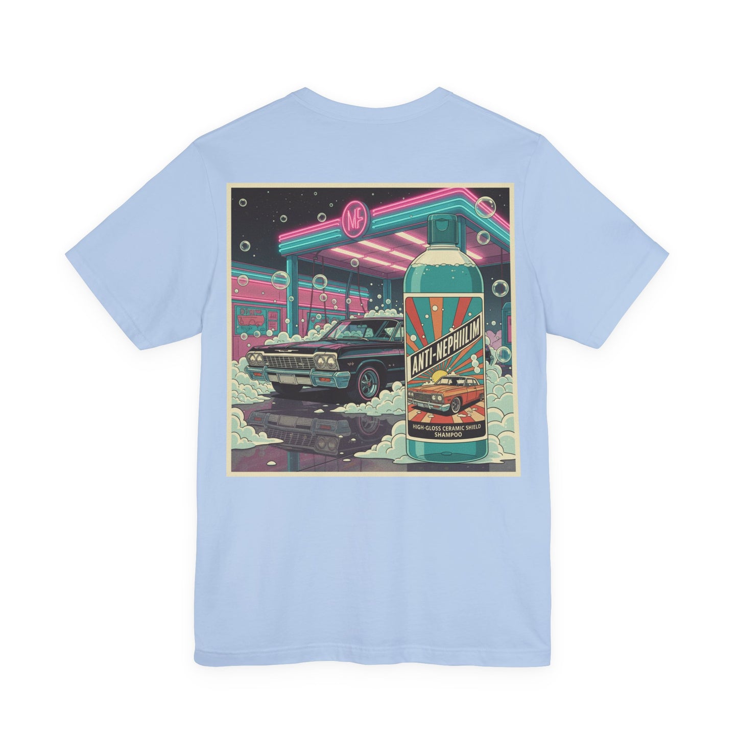 Retro Anti Nephilim Car Wash T Shirt - Kirk Ave. Apparel