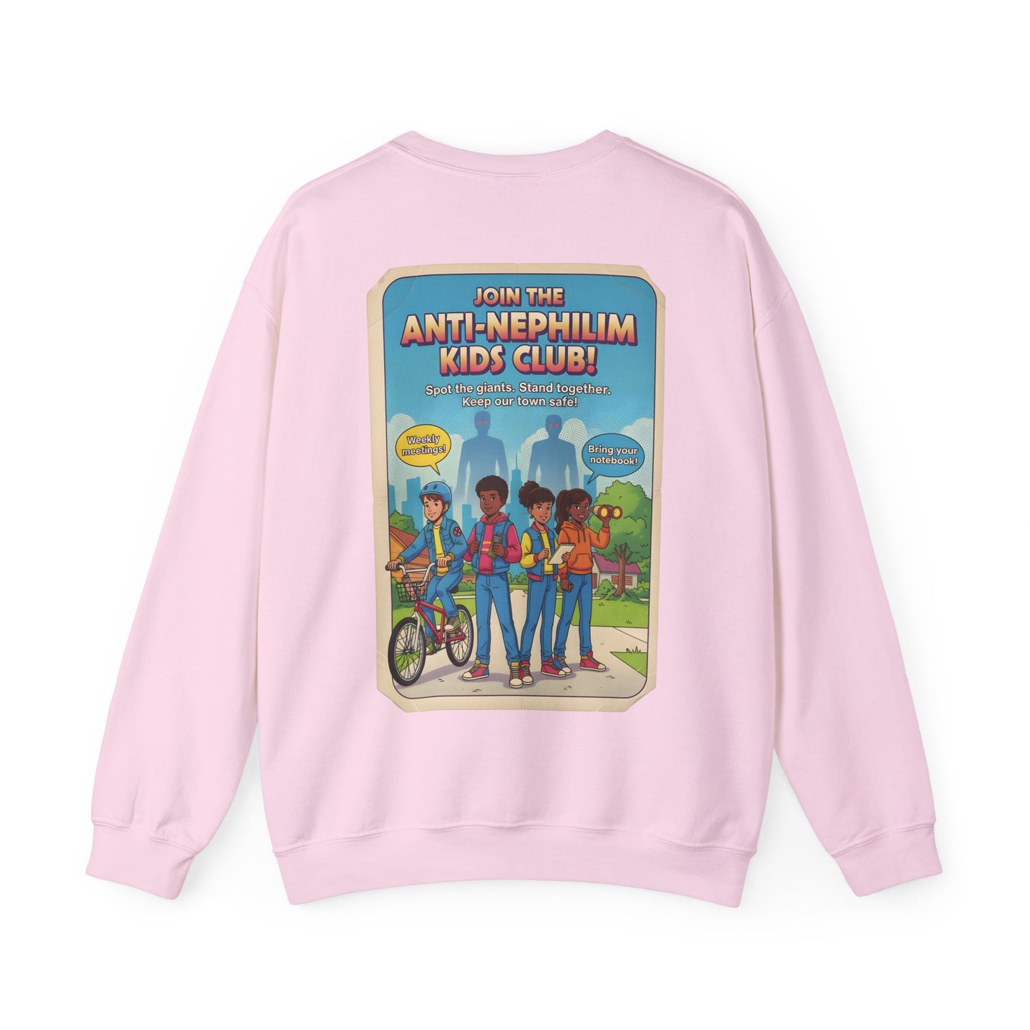 Anti Nephilim Kids Club Sweatshirt — Kirk Ave. Apparel