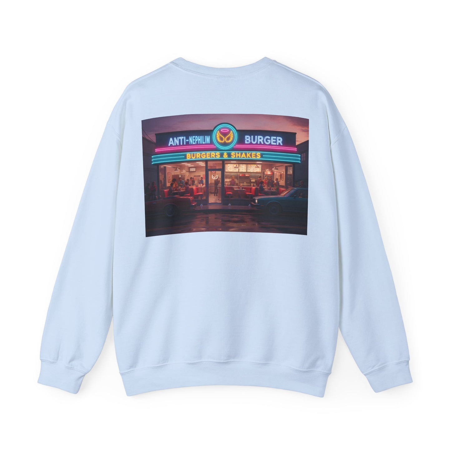 Retro Neon Burger Joint Sweatshirt — Kirk Ave. Apparel
