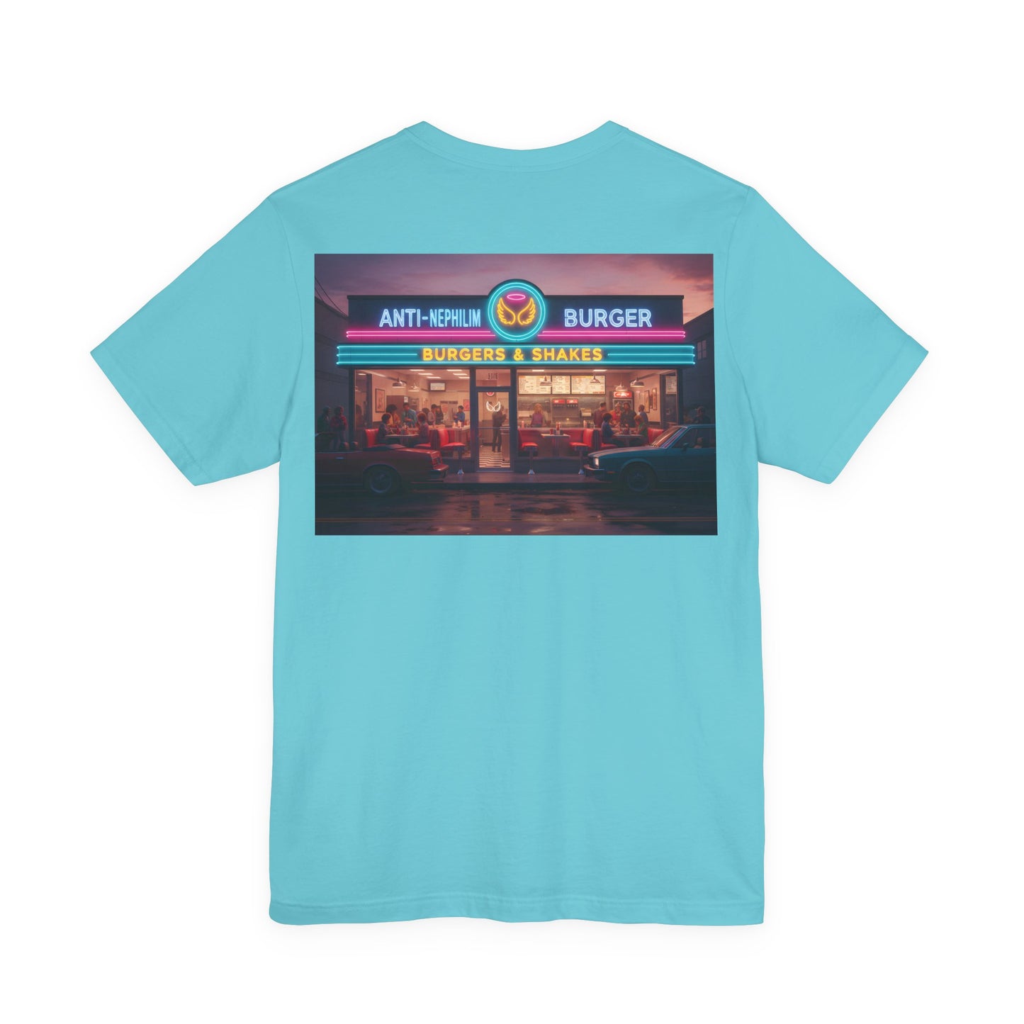 Retro Neon Burger Joint T Shirt — Kirk Ave. Apparel