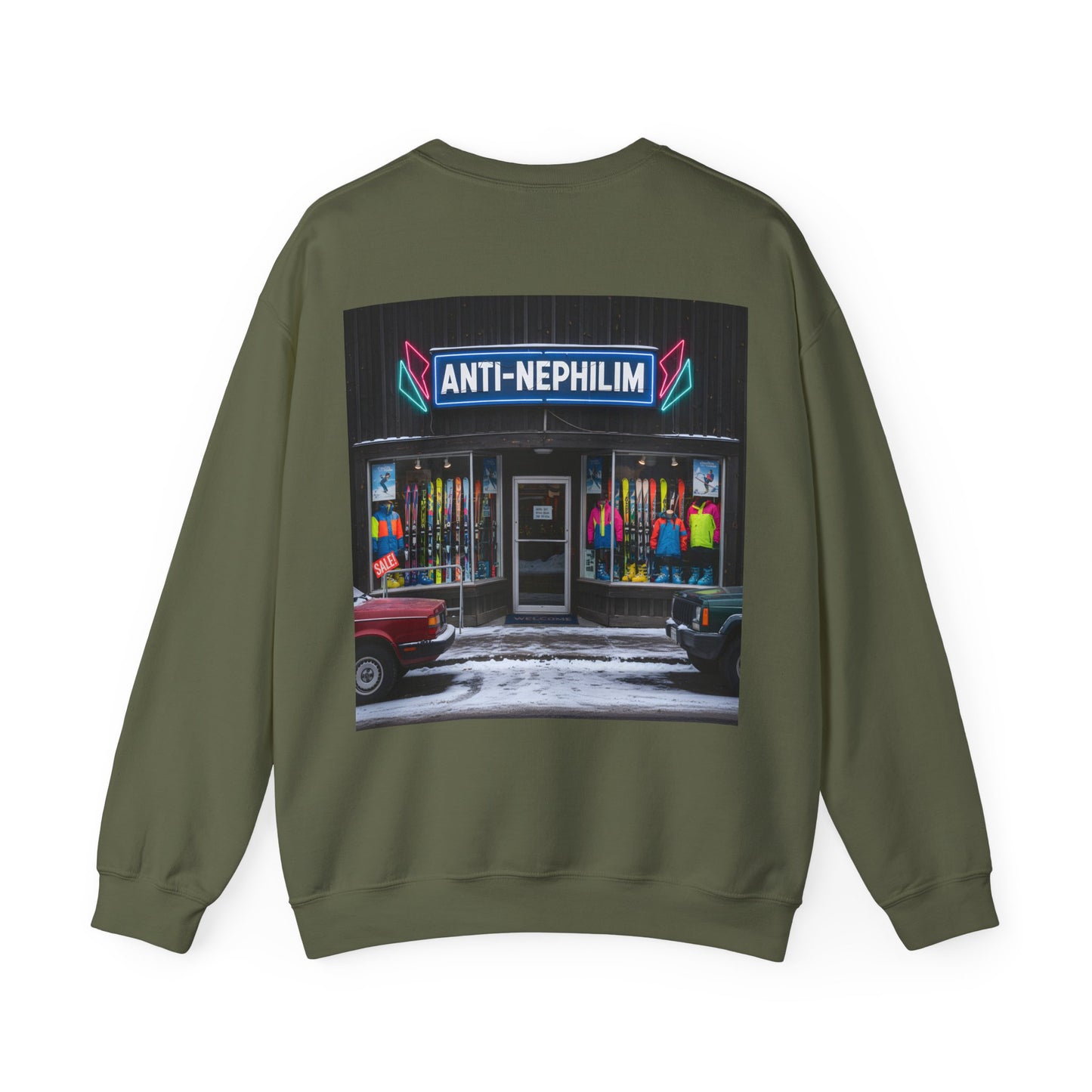 Anti Nephilim Ski Shop Sweatshirt — Kirk Ave. Apparel