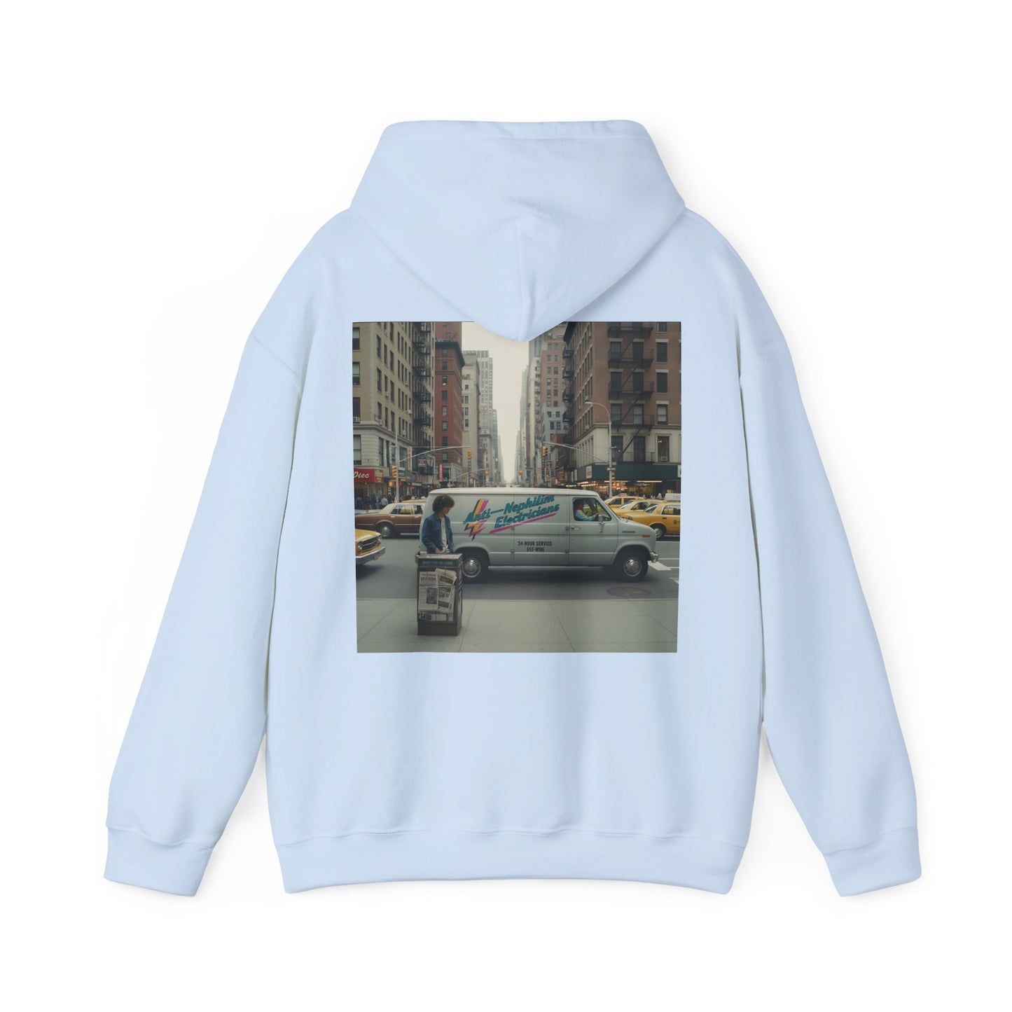 Retro NYC Anti-Nephilim Hoodie - Kirk Ave. Apparel
