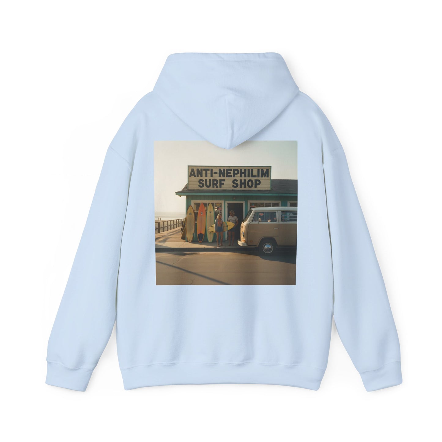 Vintage surf shop Anti-Nephilim hoodie - Kirk Ave. Apparel