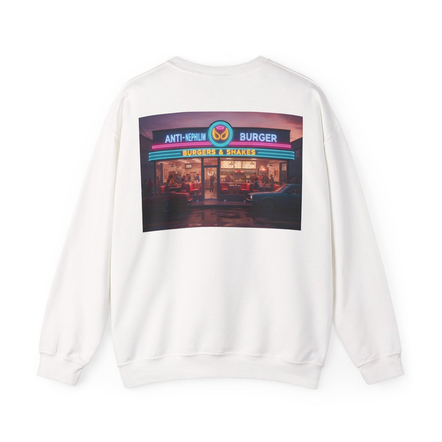 Retro Neon Burger Joint Sweatshirt — Kirk Ave. Apparel