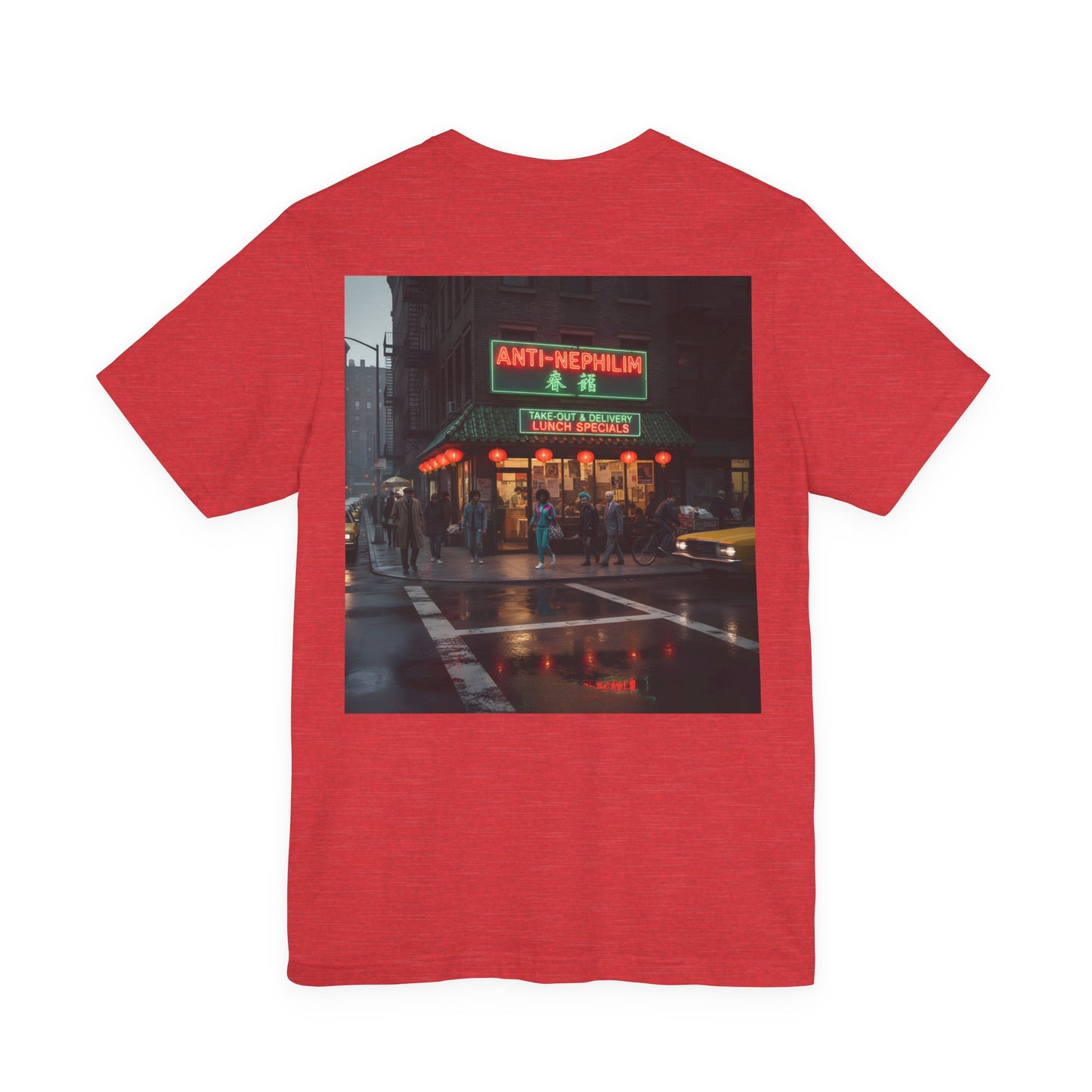 NYC Retro Chinese Anti Nephilim T Shirt - Kirk Ave. Apparel