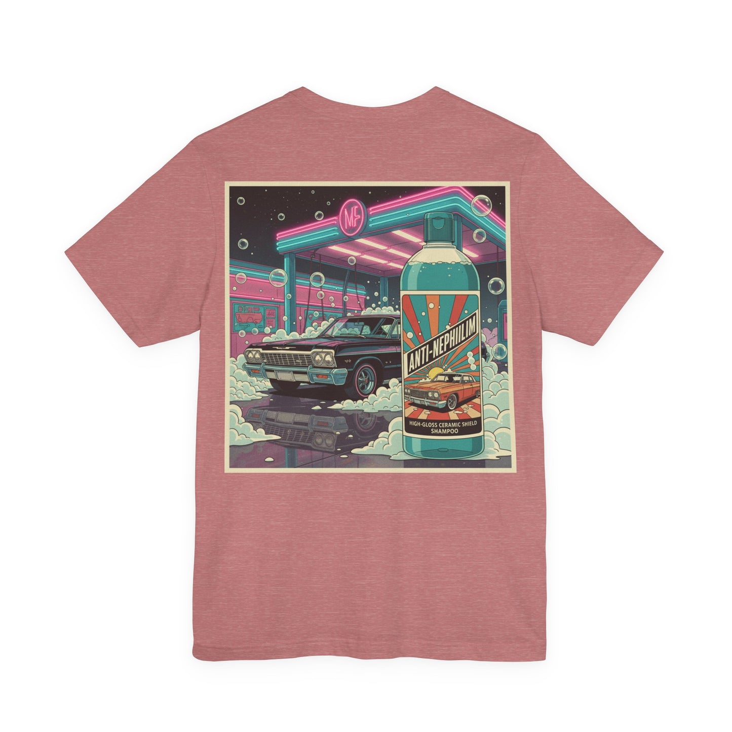Retro Anti Nephilim Car Wash T Shirt - Kirk Ave. Apparel