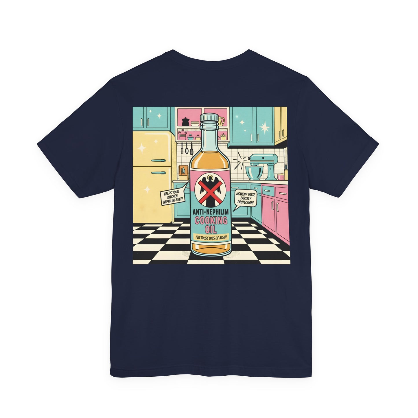 Retro Kitchen Pop Art Anti Nephilim T Shirt - Kirk Ave. Apparel