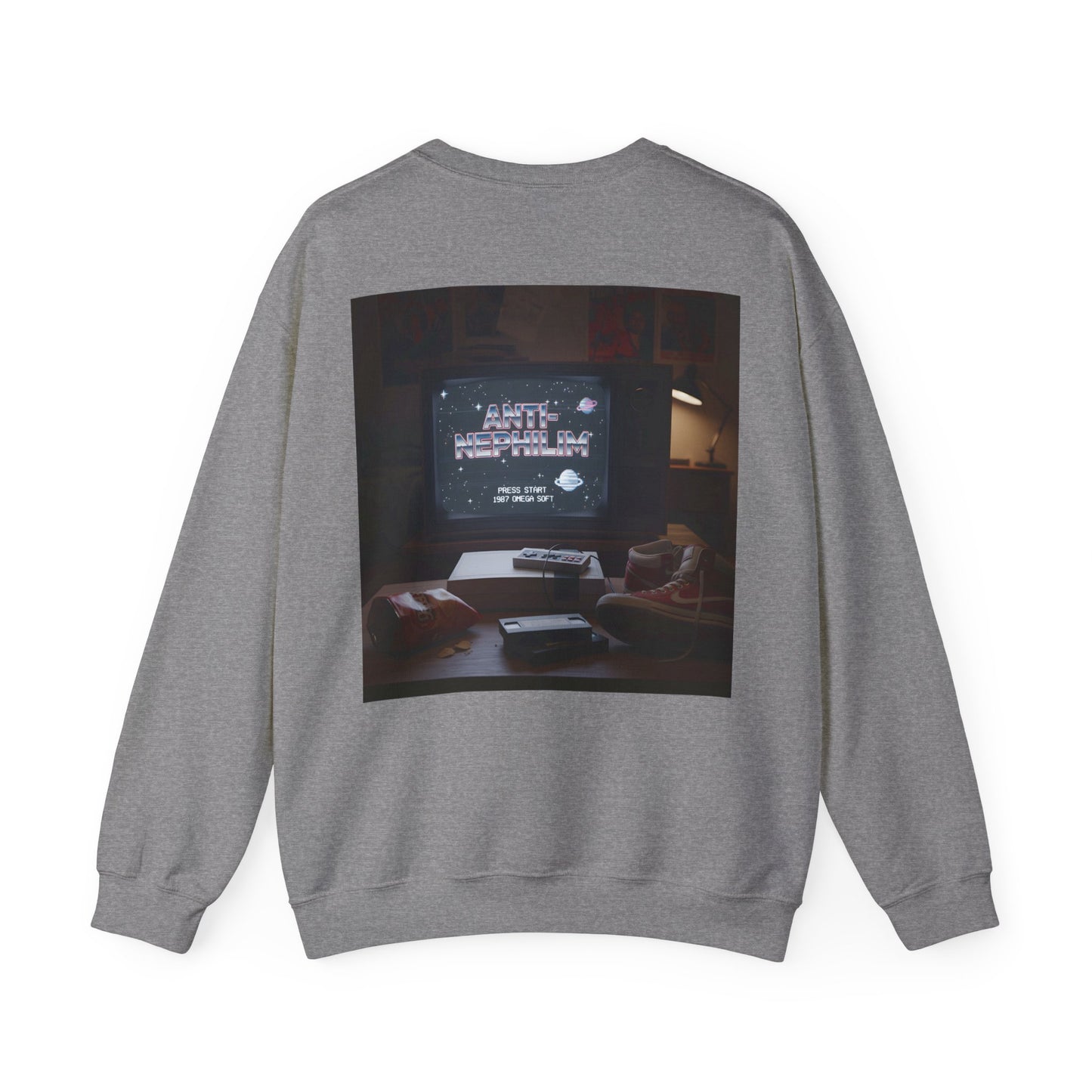 Retro Gamer Anti Nephilim Sweatshirt - Kirk Ave. Apparel