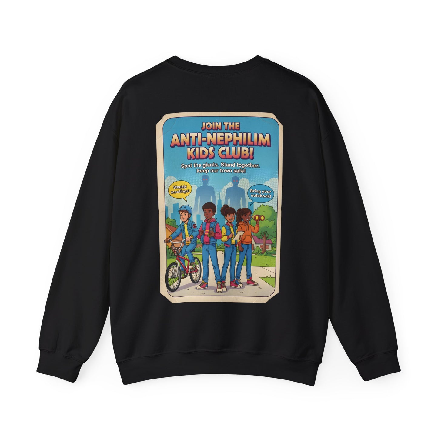 Anti Nephilim Kids Club Sweatshirt — Kirk Ave. Apparel