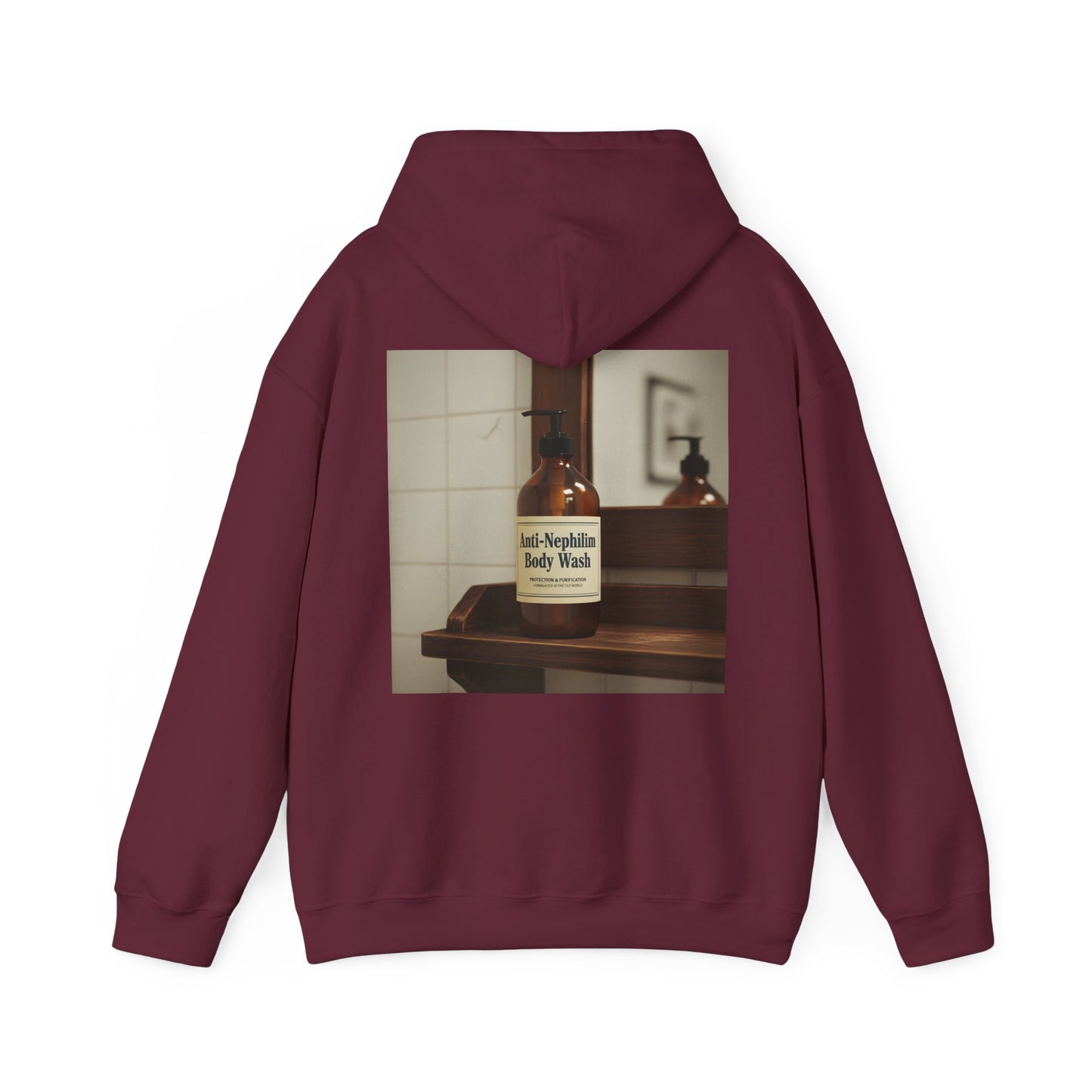 Vintage Anti Nephilim Body Wash Hoodie - Kirk Ave. Apparel