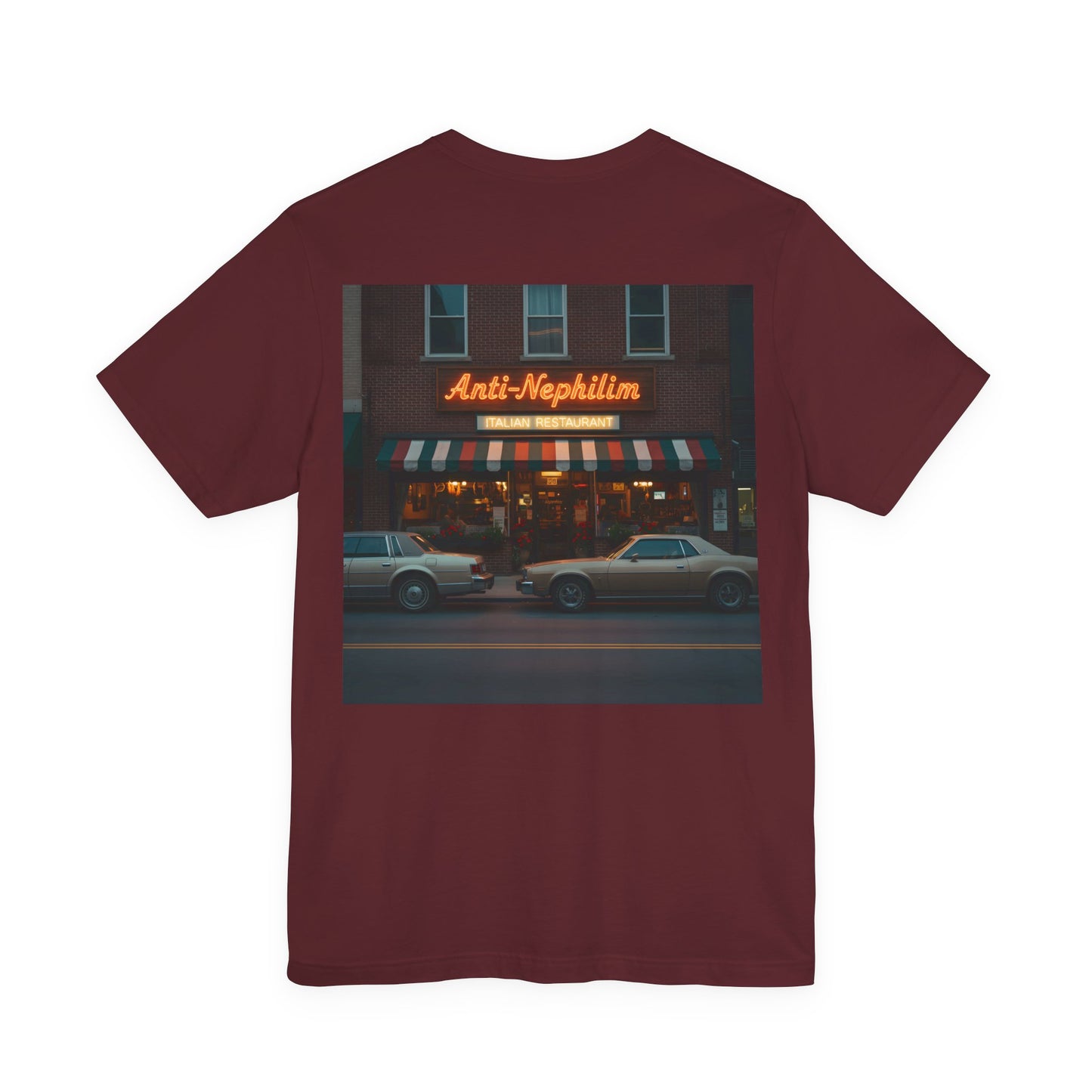 Retro NYC Italian Anti Nephilim T Shirt - Kirk Ave. Apparel