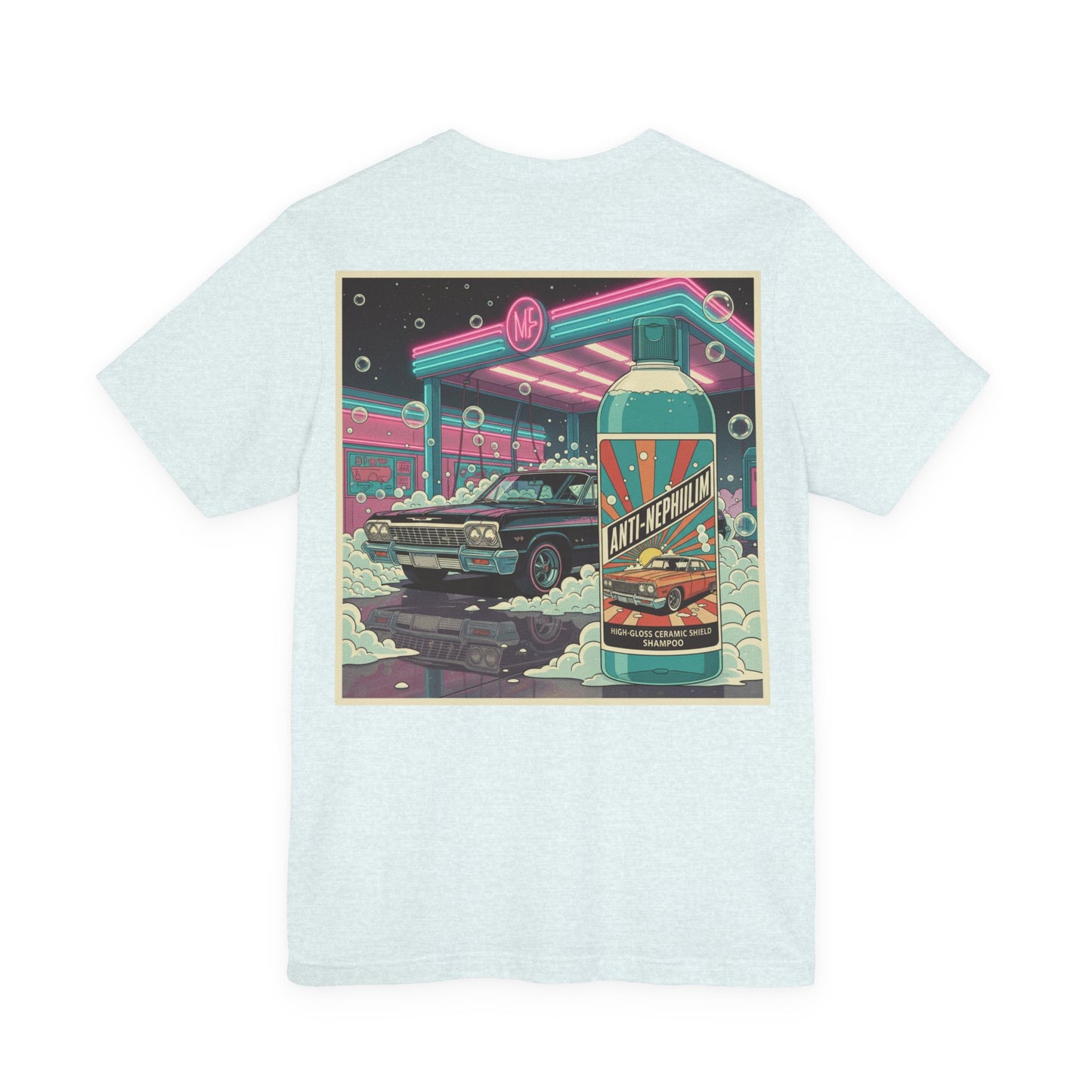 Retro Anti Nephilim Car Wash T Shirt - Kirk Ave. Apparel