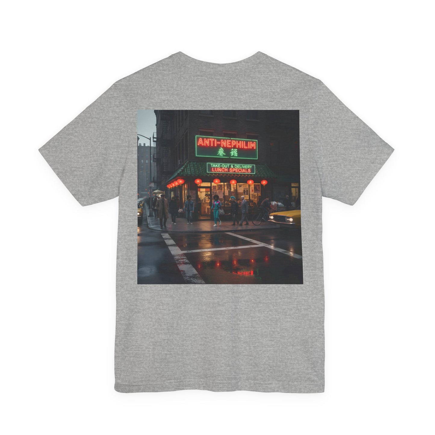 NYC Retro Chinese Anti Nephilim T Shirt - Kirk Ave. Apparel