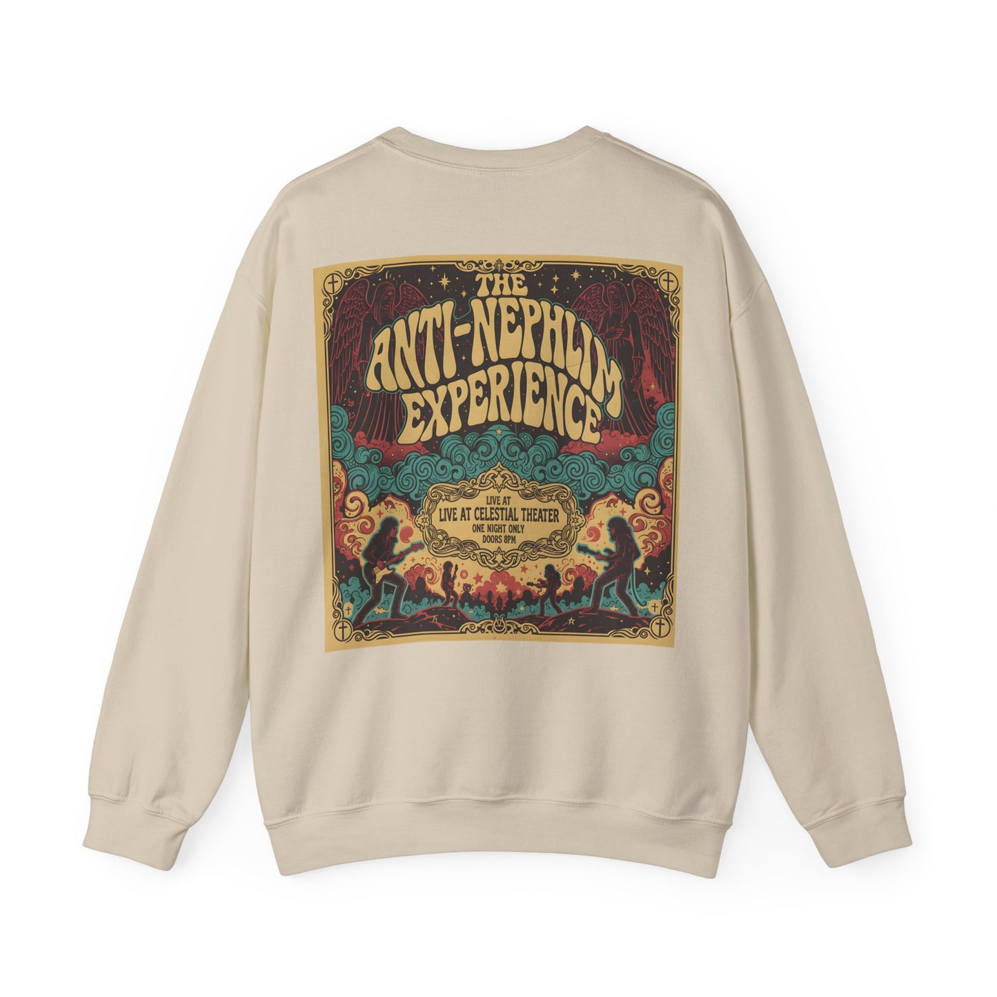 70s Concert Sweatshirt Anti Nephilim Experience - Kirk Ave. Apparel