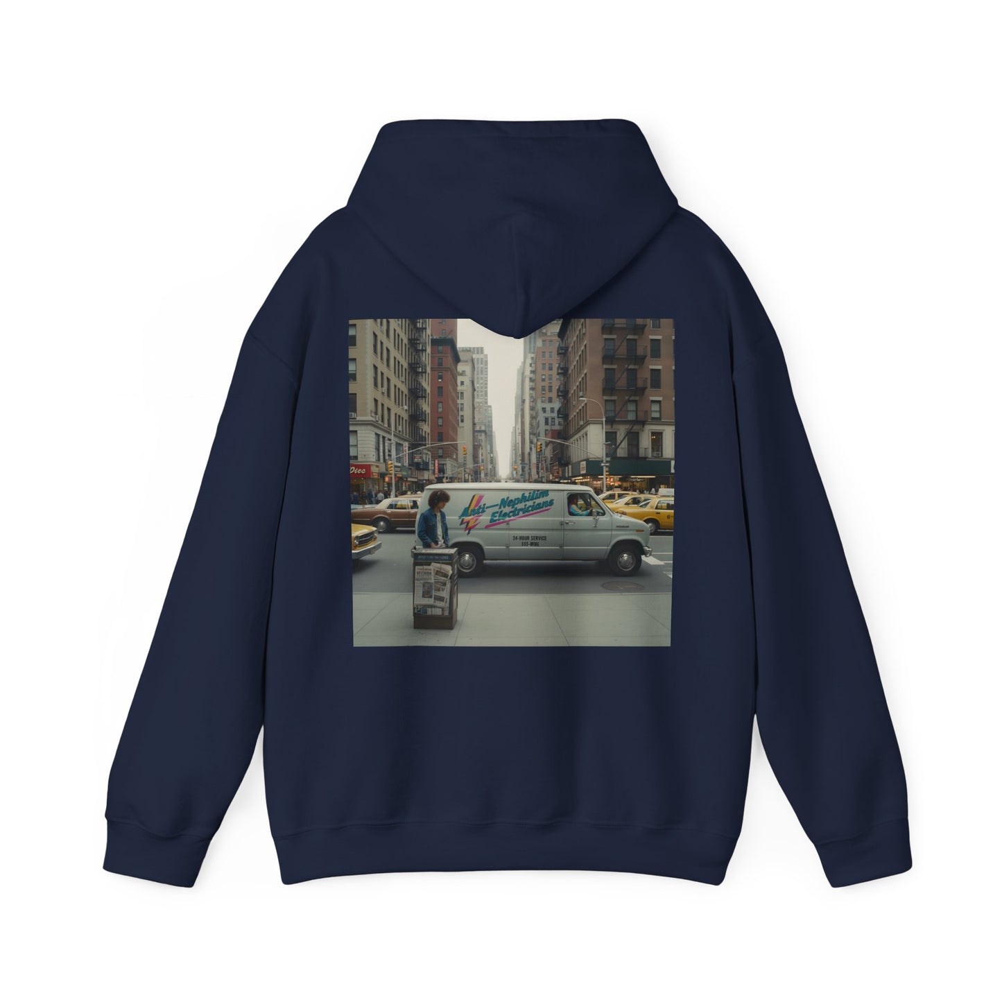 Retro NYC Anti-Nephilim Hoodie - Kirk Ave. Apparel
