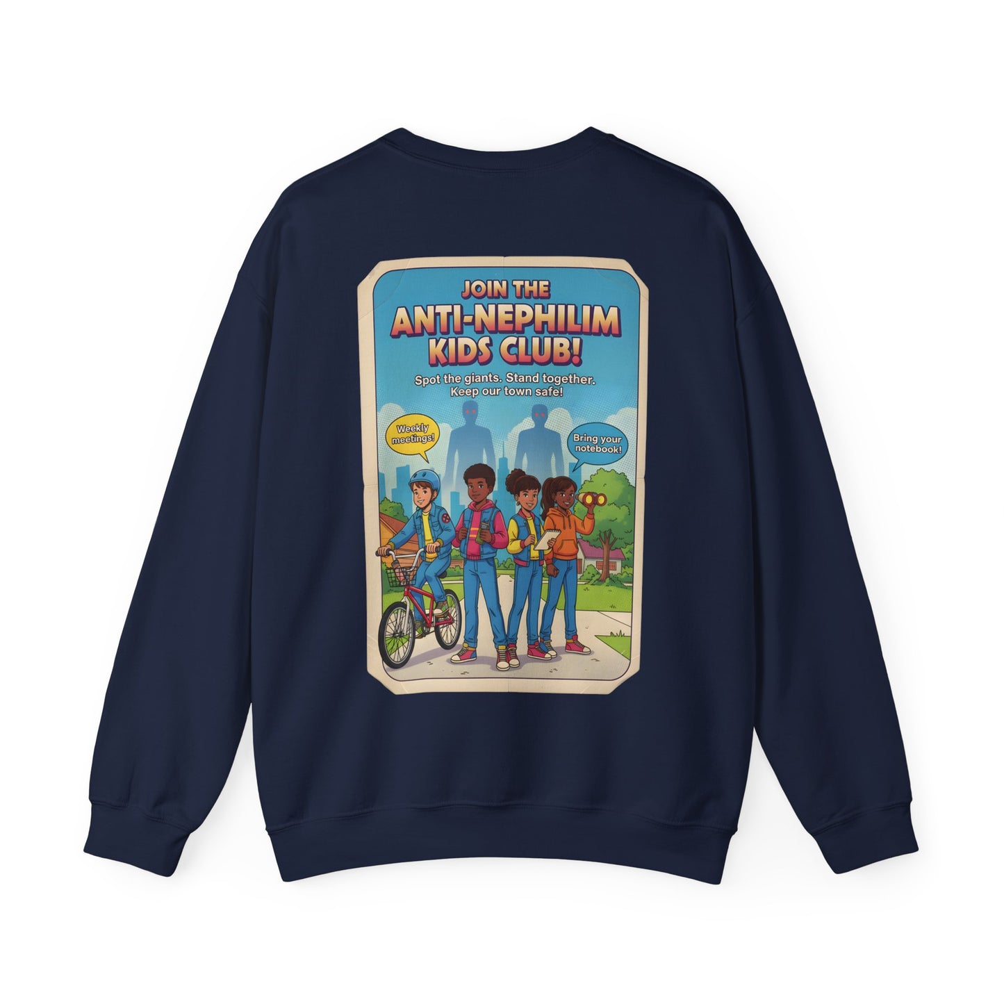 Anti Nephilim Kids Club Sweatshirt — Kirk Ave. Apparel