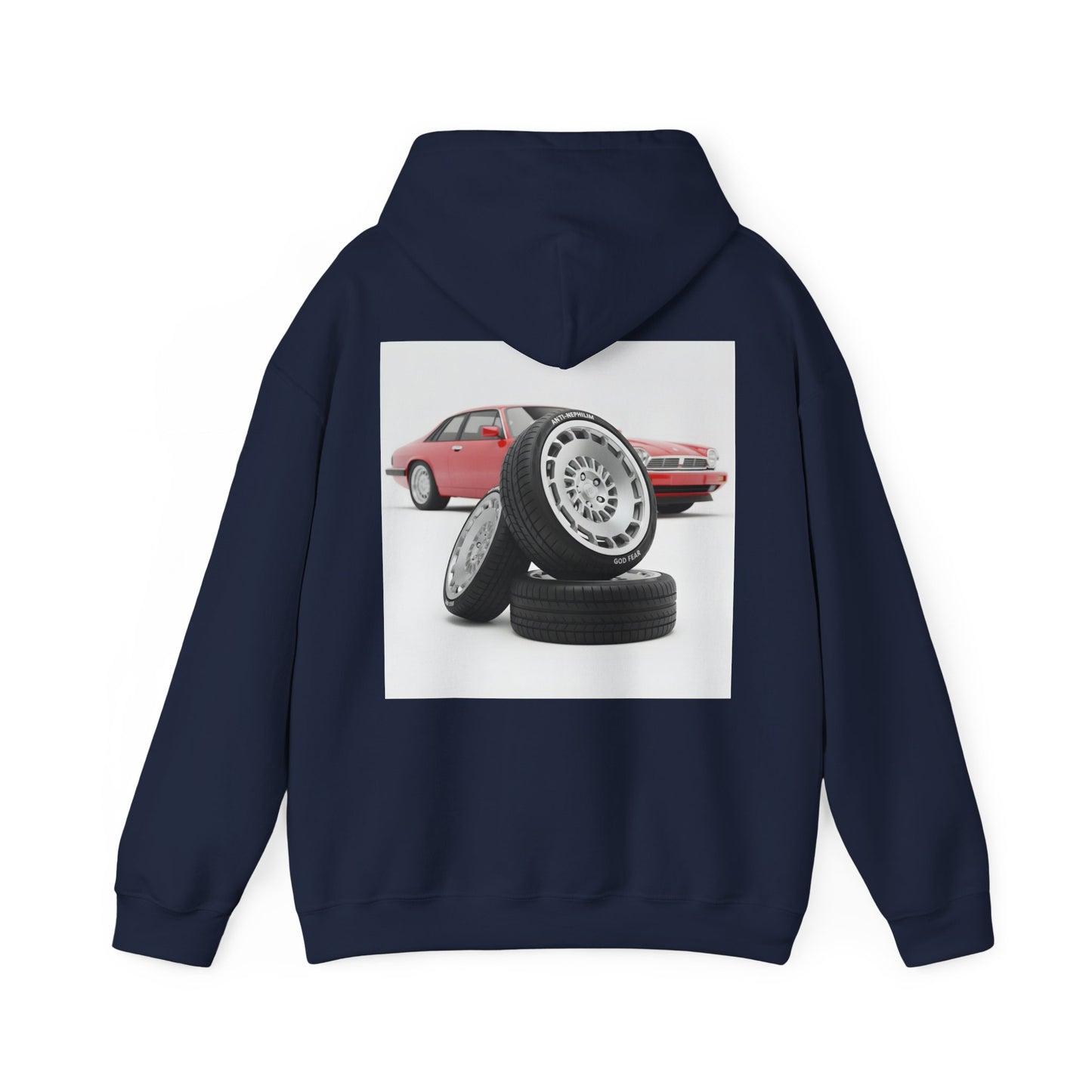 Classic Sports Car Anti-Nephilim Hoodie - Kirk Ave. Apparel