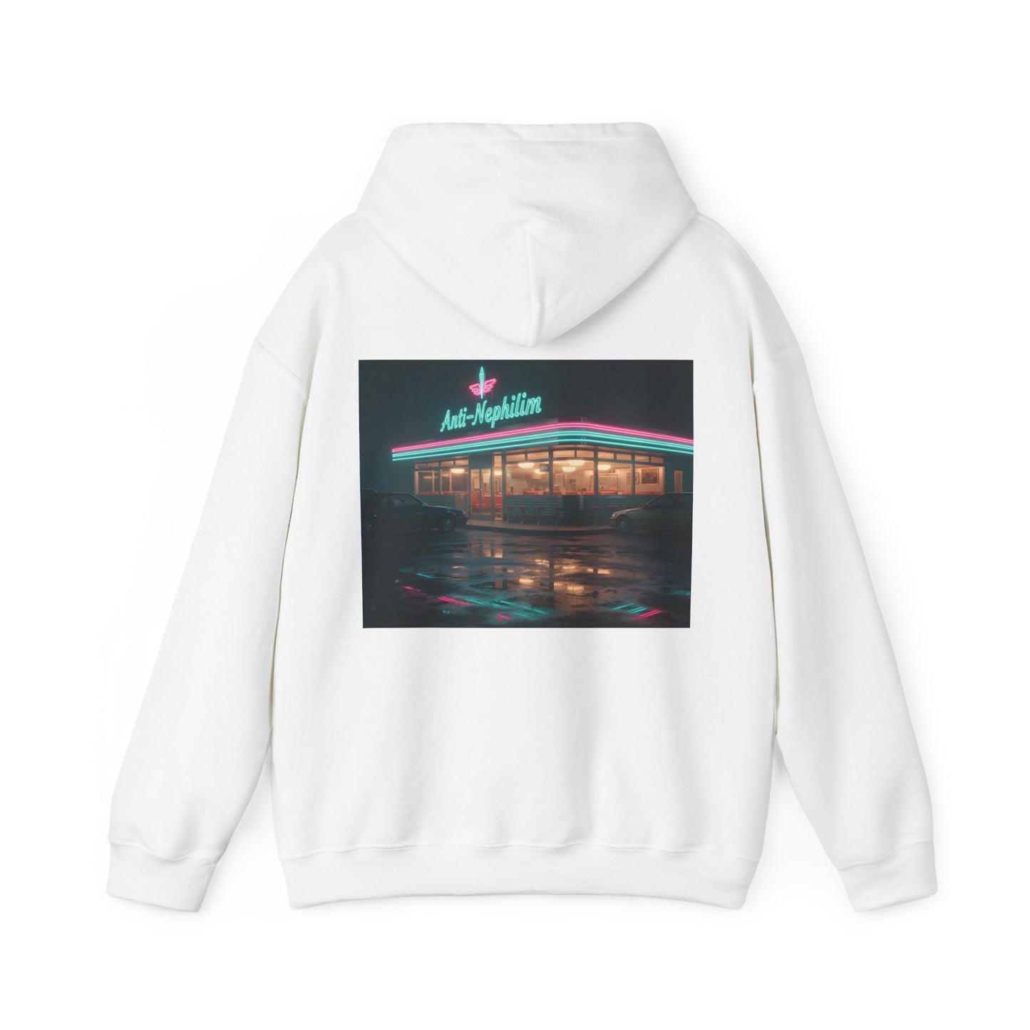 Vintage Neon Diner Anti Nephilim Hoodie – Kirk Ave. Apparel