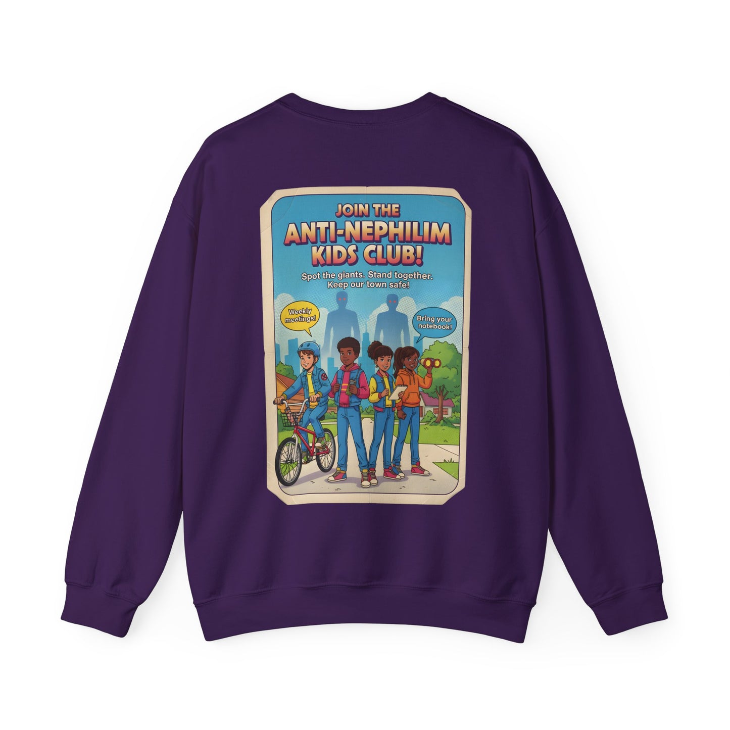 Anti Nephilim Kids Club Sweatshirt — Kirk Ave. Apparel