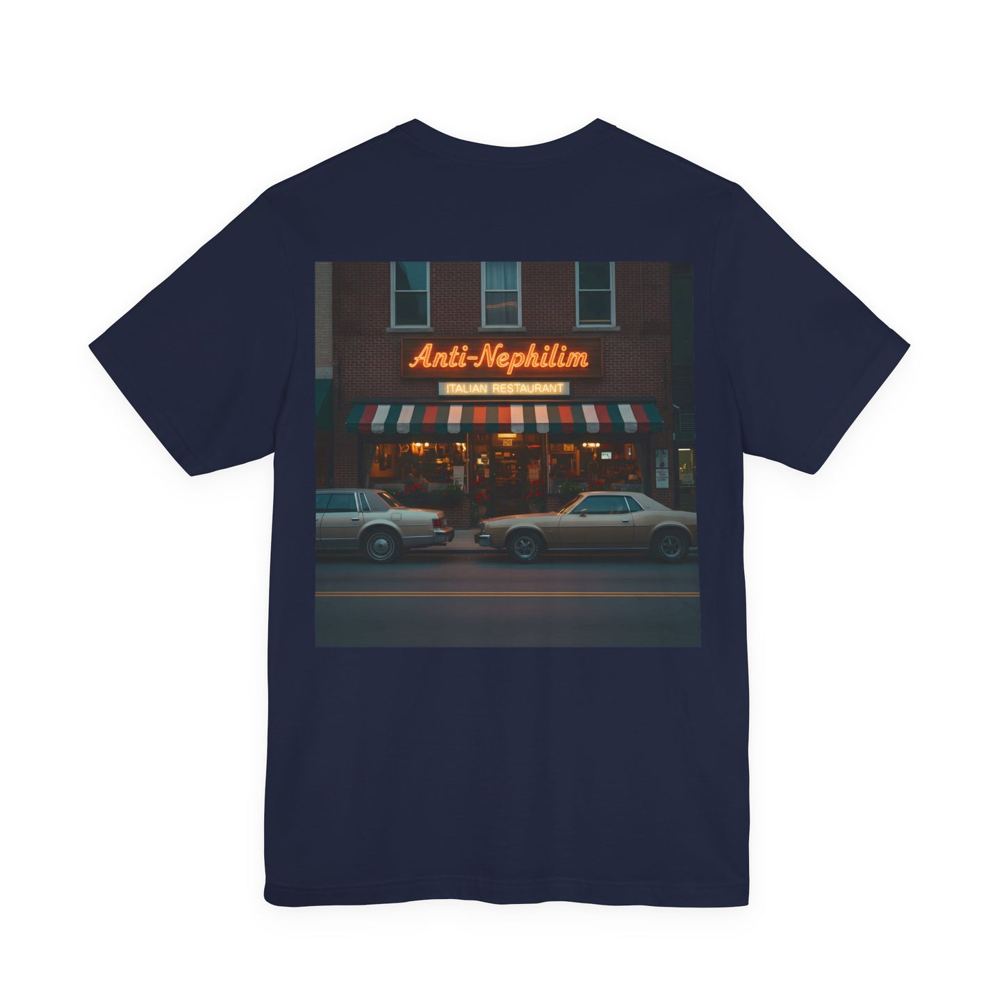 Retro NYC Italian Anti Nephilim T Shirt - Kirk Ave. Apparel