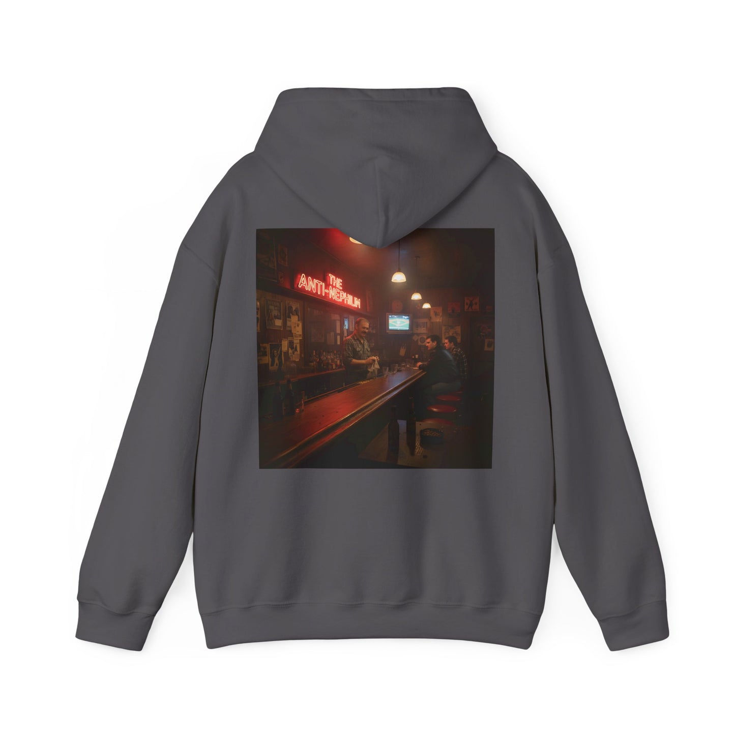 Retro Neon Dive Bar Hoodie - Kirk Ave. Apparel