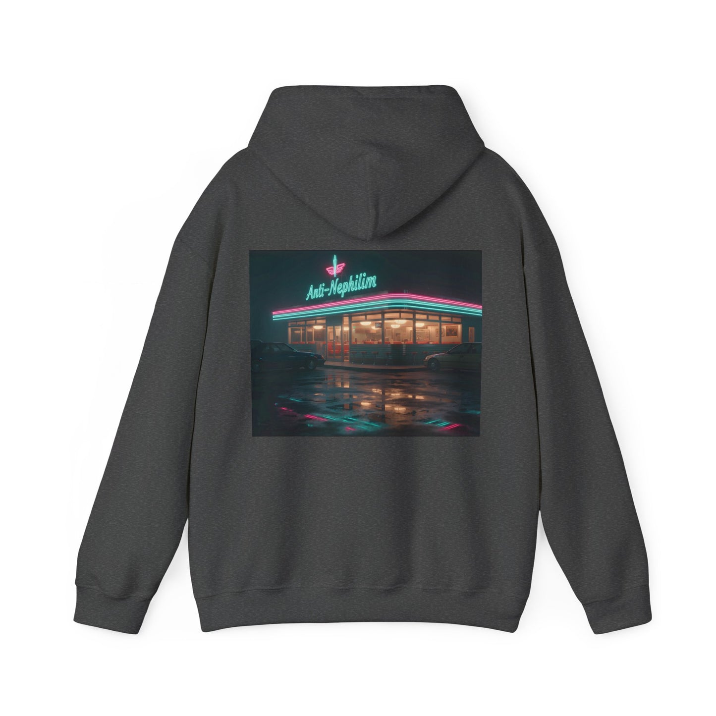 Vintage Neon Diner Anti Nephilim Hoodie – Kirk Ave. Apparel