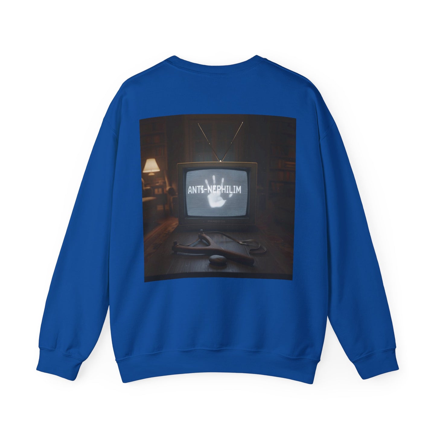 Retro TV Anti Nephilim Sweatshirt - Kirk Ave. Apparel