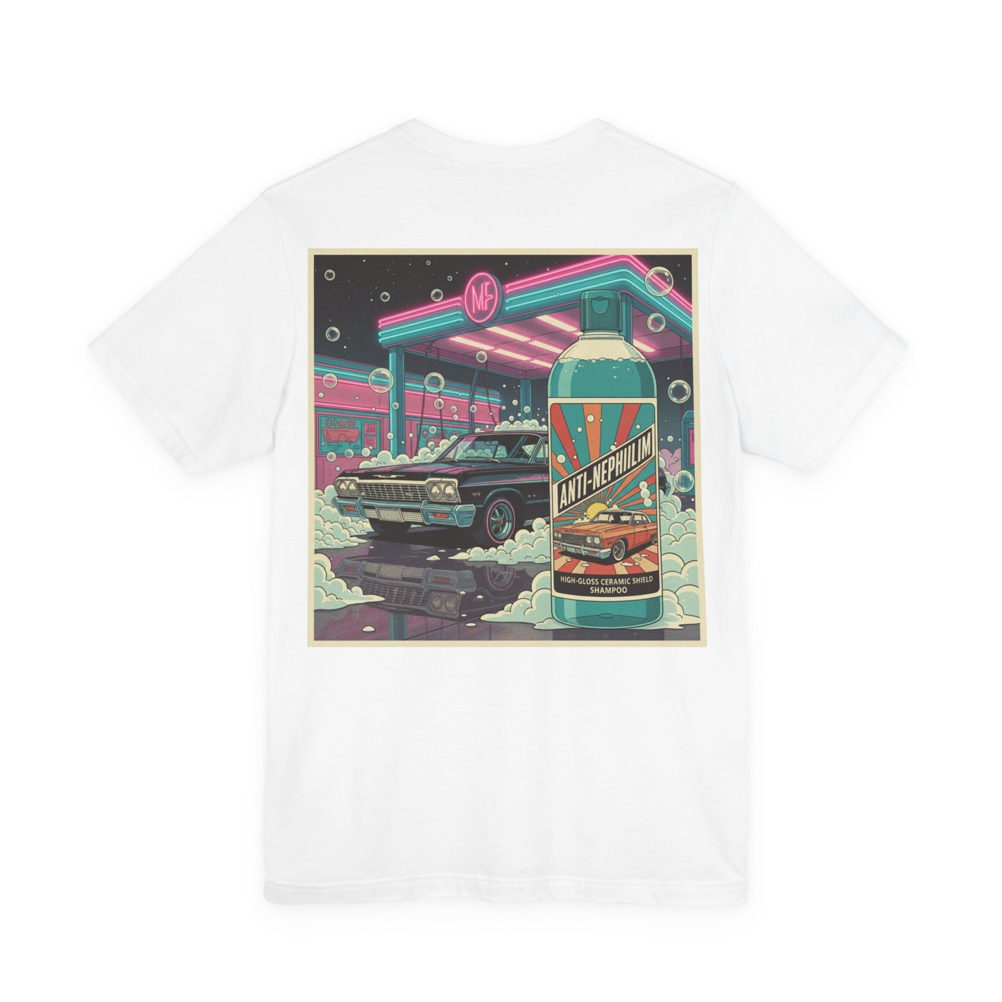Retro Anti Nephilim Car Wash T Shirt - Kirk Ave. Apparel