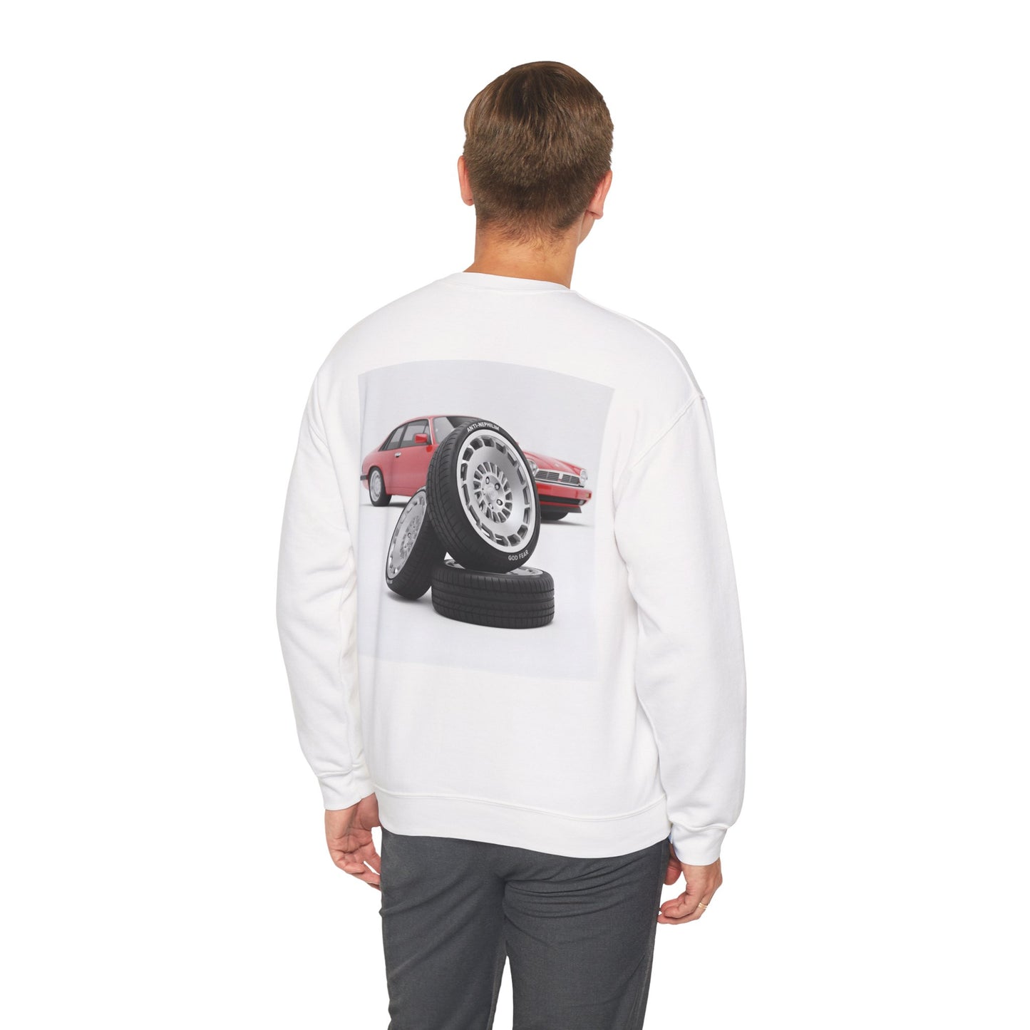 Classic Sports Car Anti-Nephilim Sweatshirt — Kirk Ave. Apparel